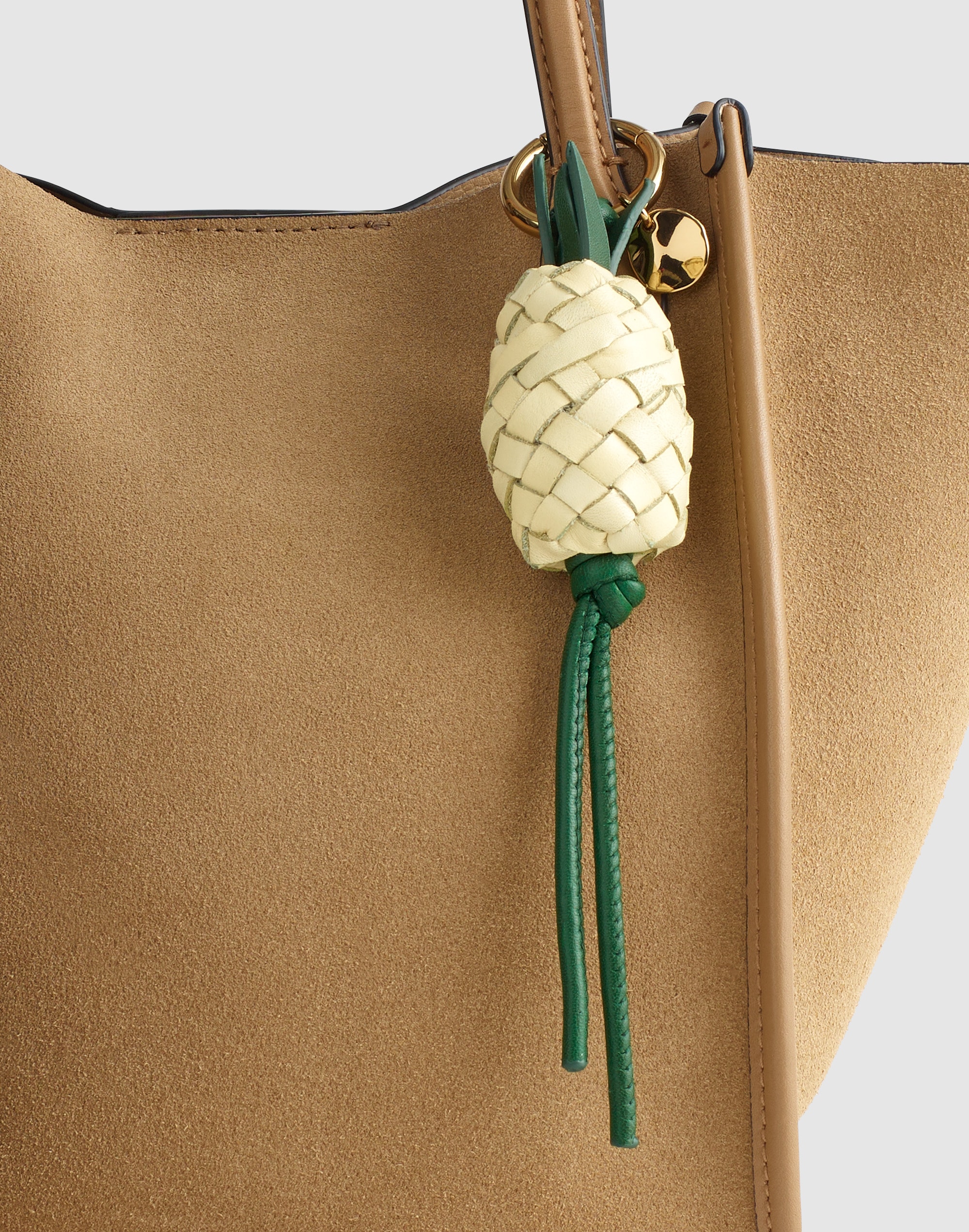 Woven Pineapple Bag Charm