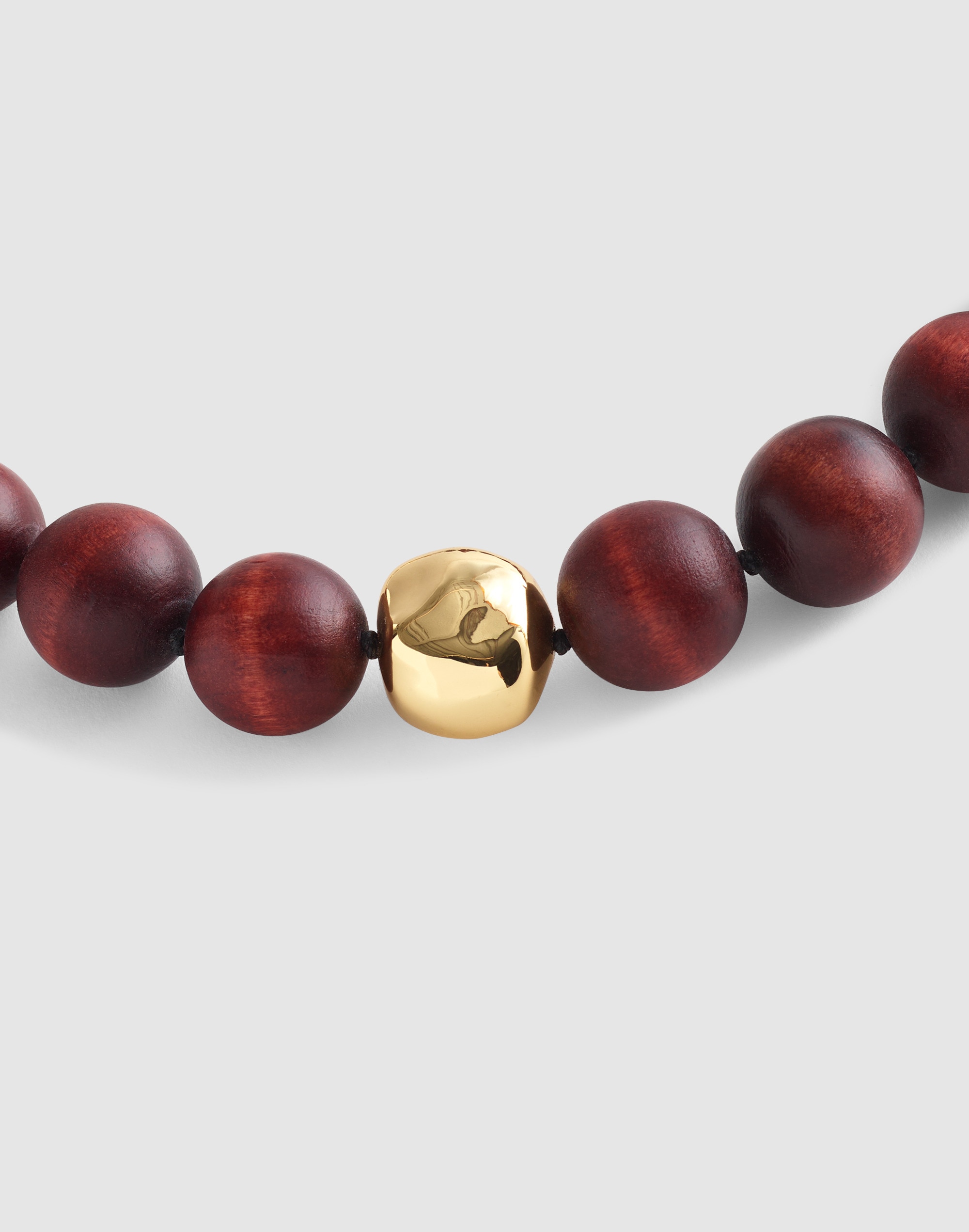 Madewell x Shopbop Oversized Wood Beaded Choker Necklace