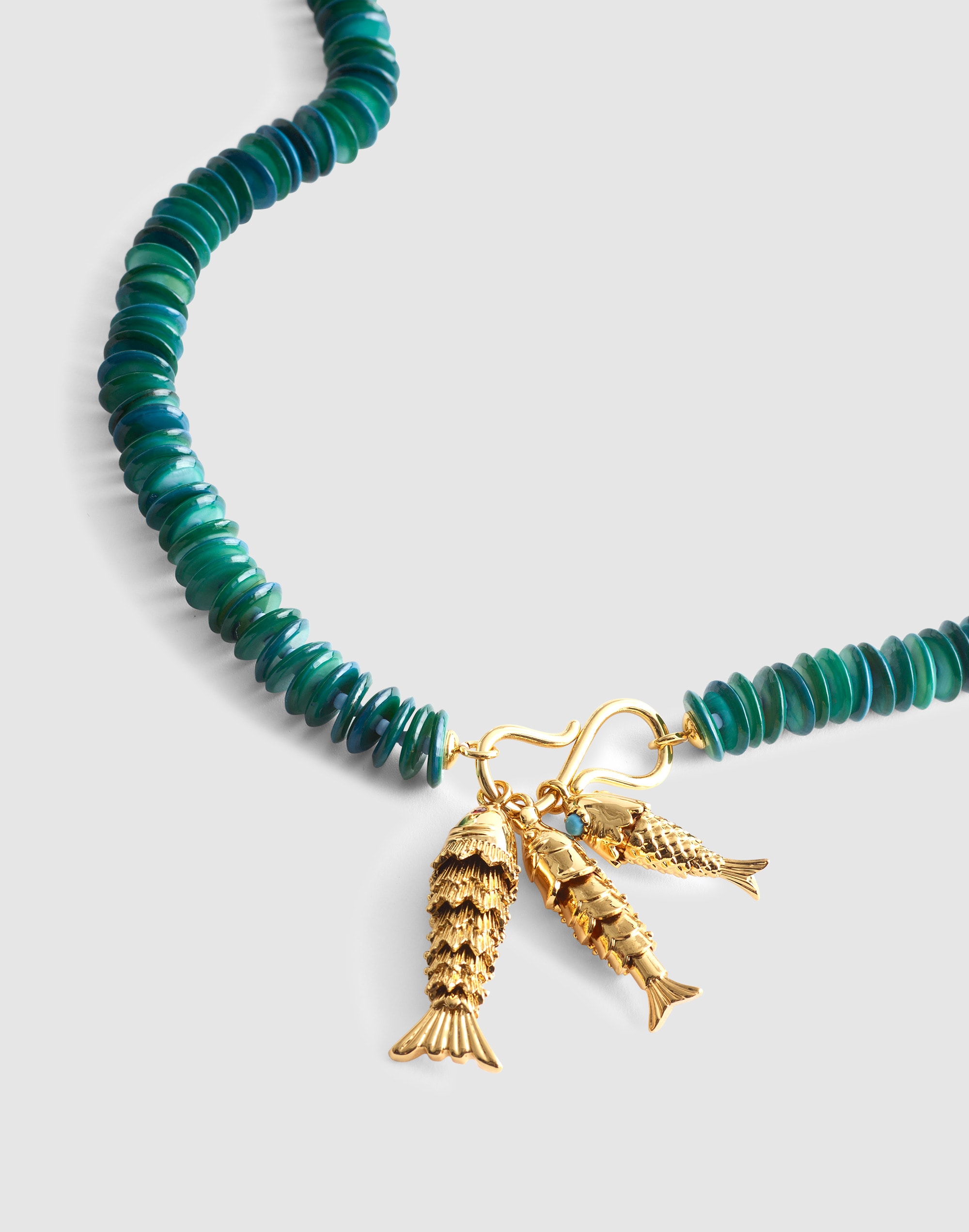 Madewell x Shopbop Beaded Fish Statement Necklace