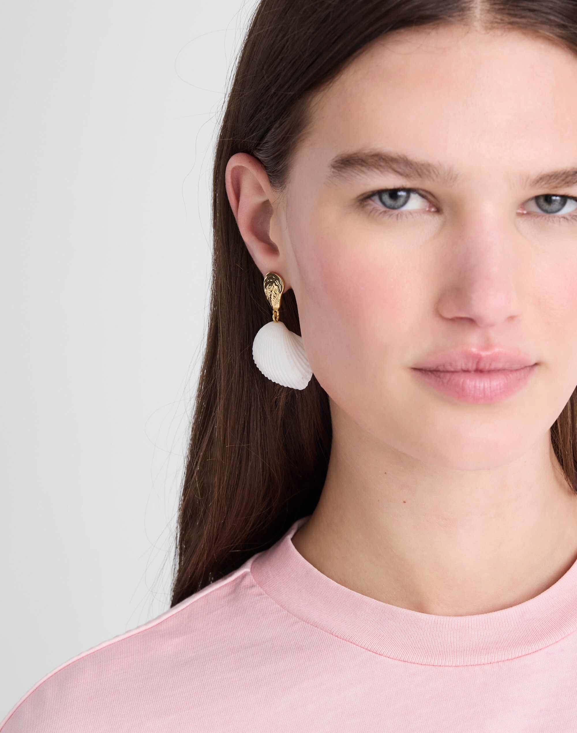 Madewell x Shopbop Mixed Shell Drop Earrings