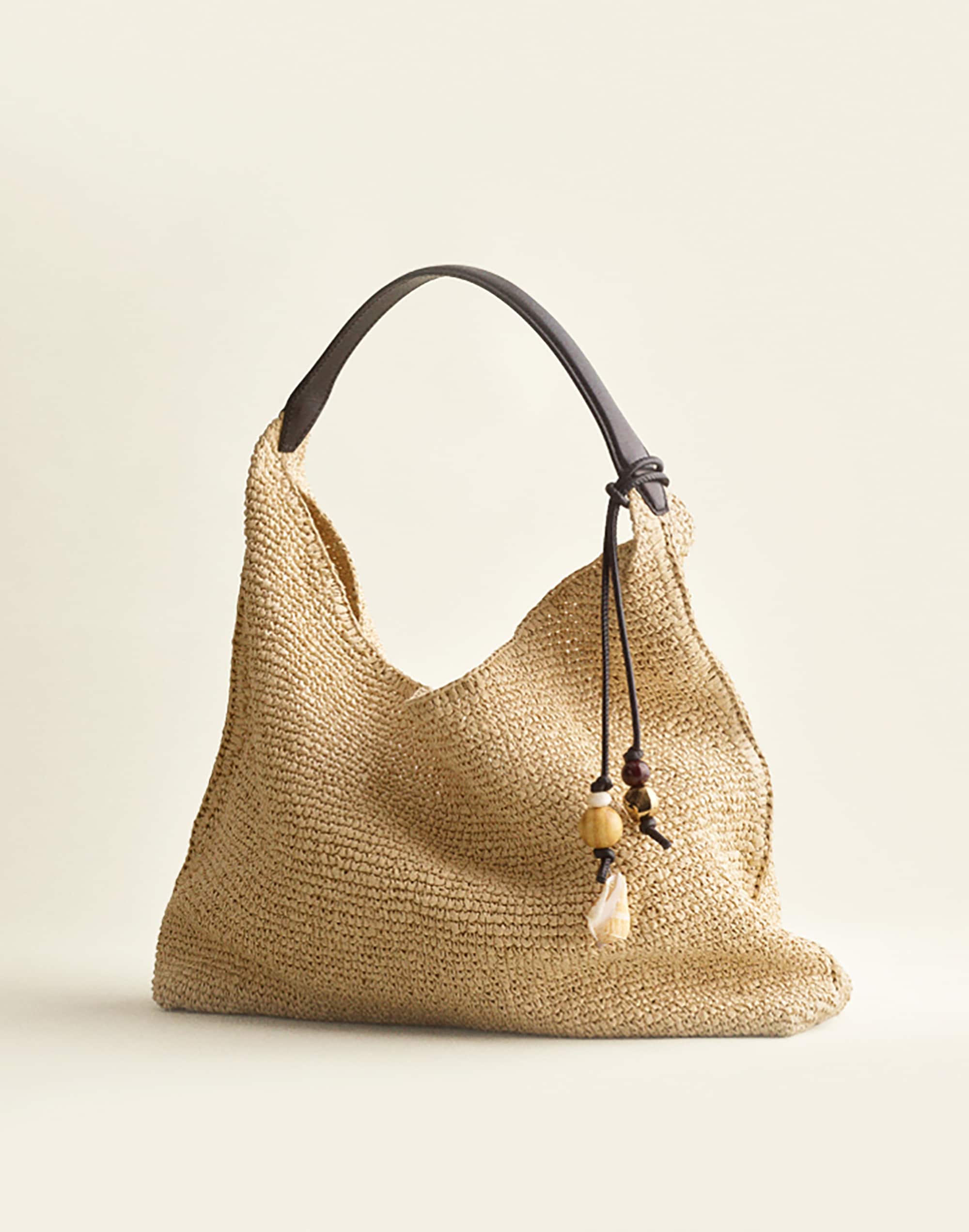 The Mylie Shoulder Bag in Raffia