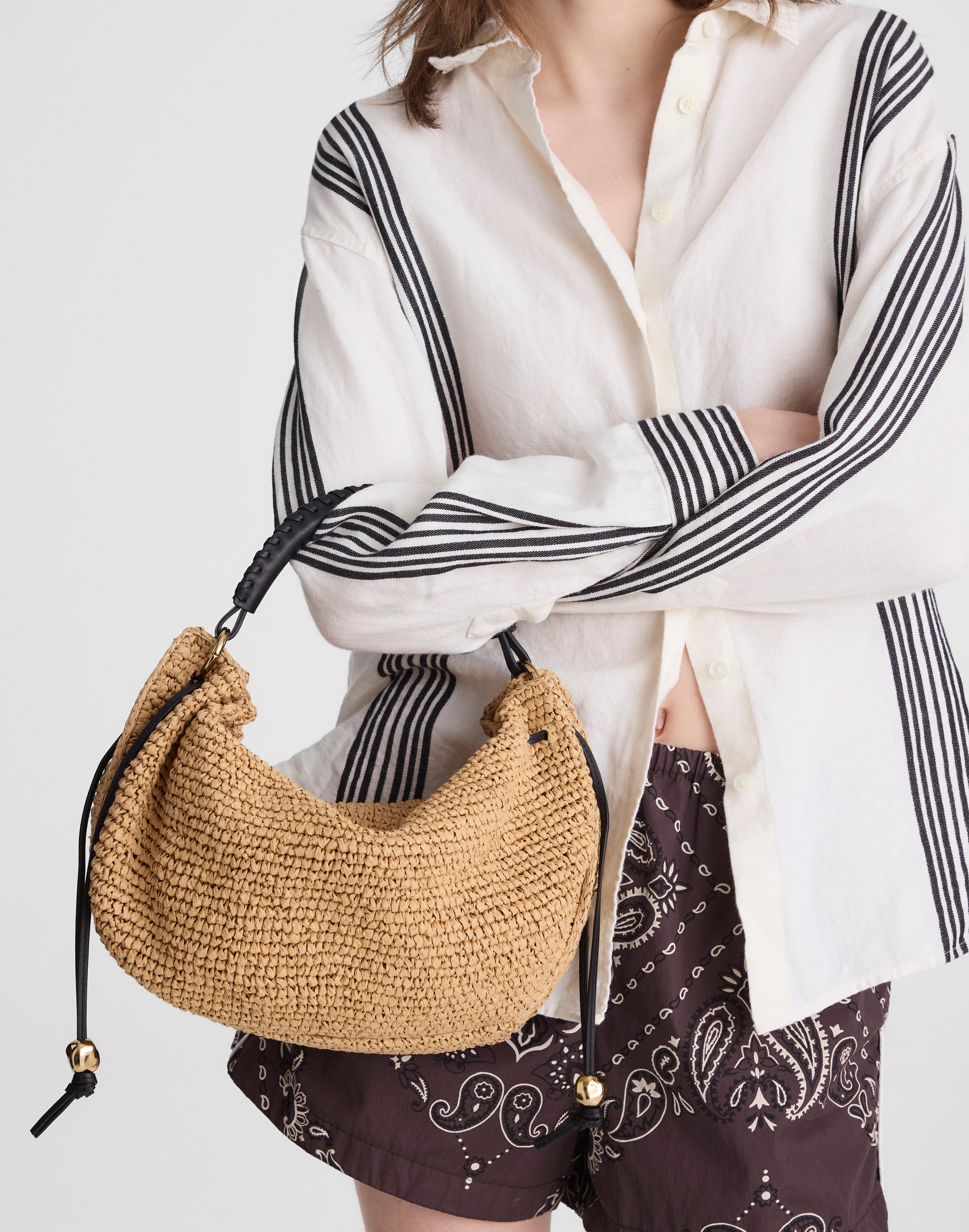 The Camren Gathered Shoulder Bag