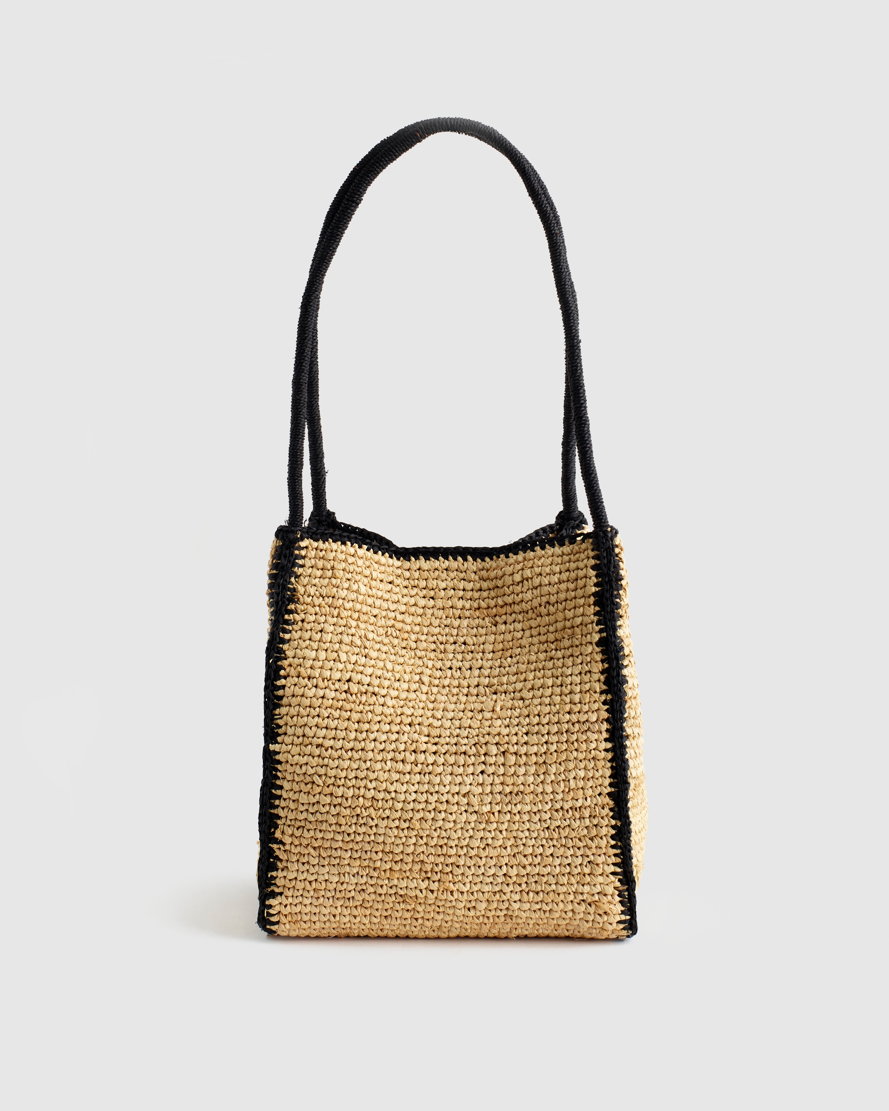 The Lexington Small Tote in Raffia