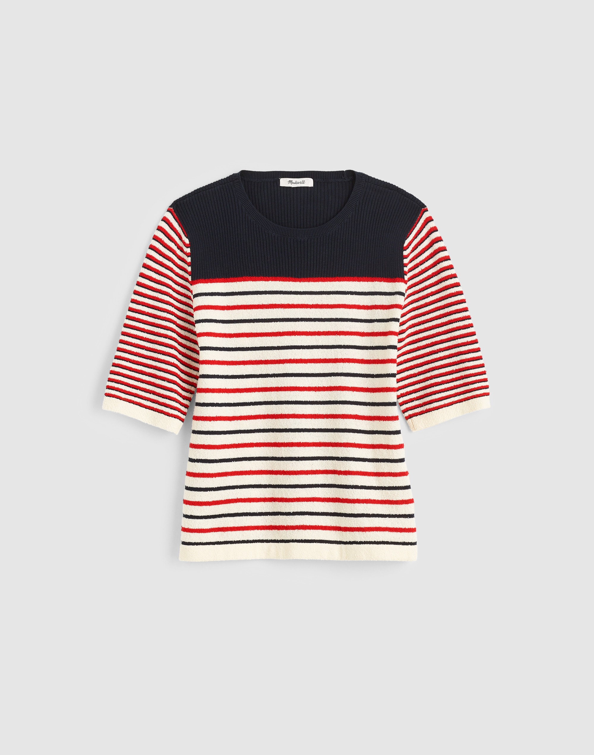 Boucl&eacute;-Knit Sweater Tee