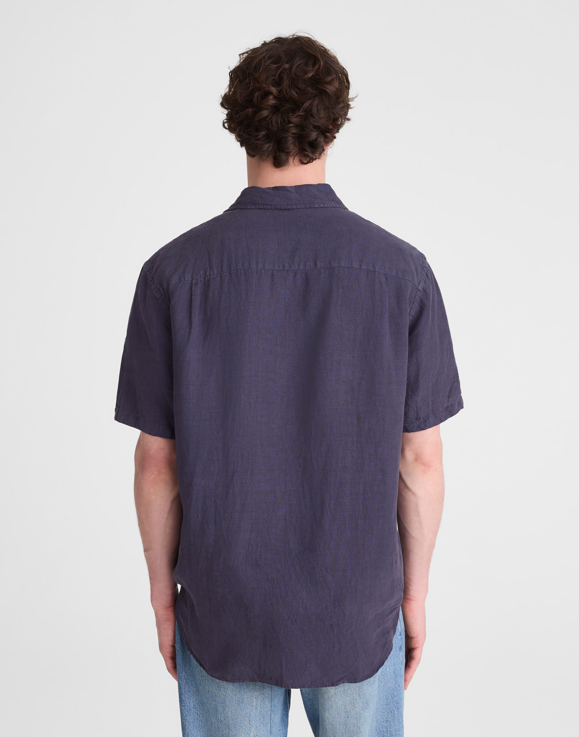 The Allday Short-Sleeve Shirt in Linen
