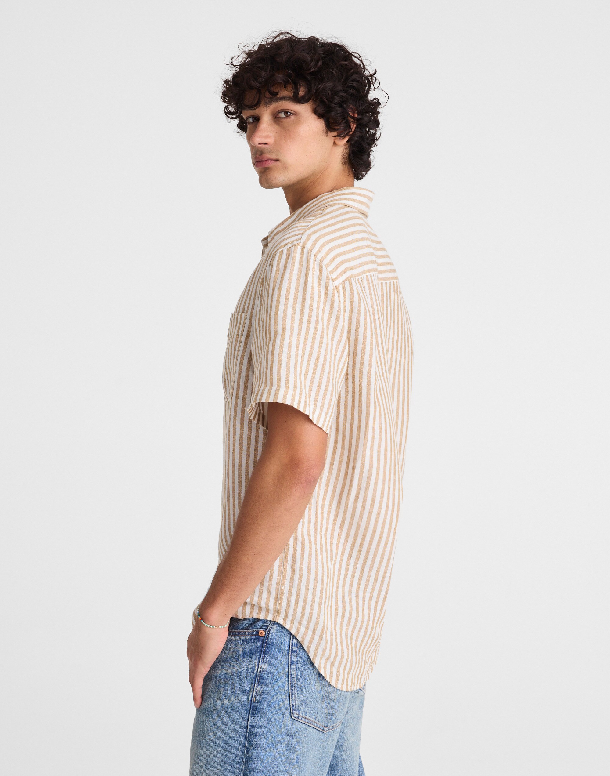 The Allday Short-Sleeve Shirt in Linen