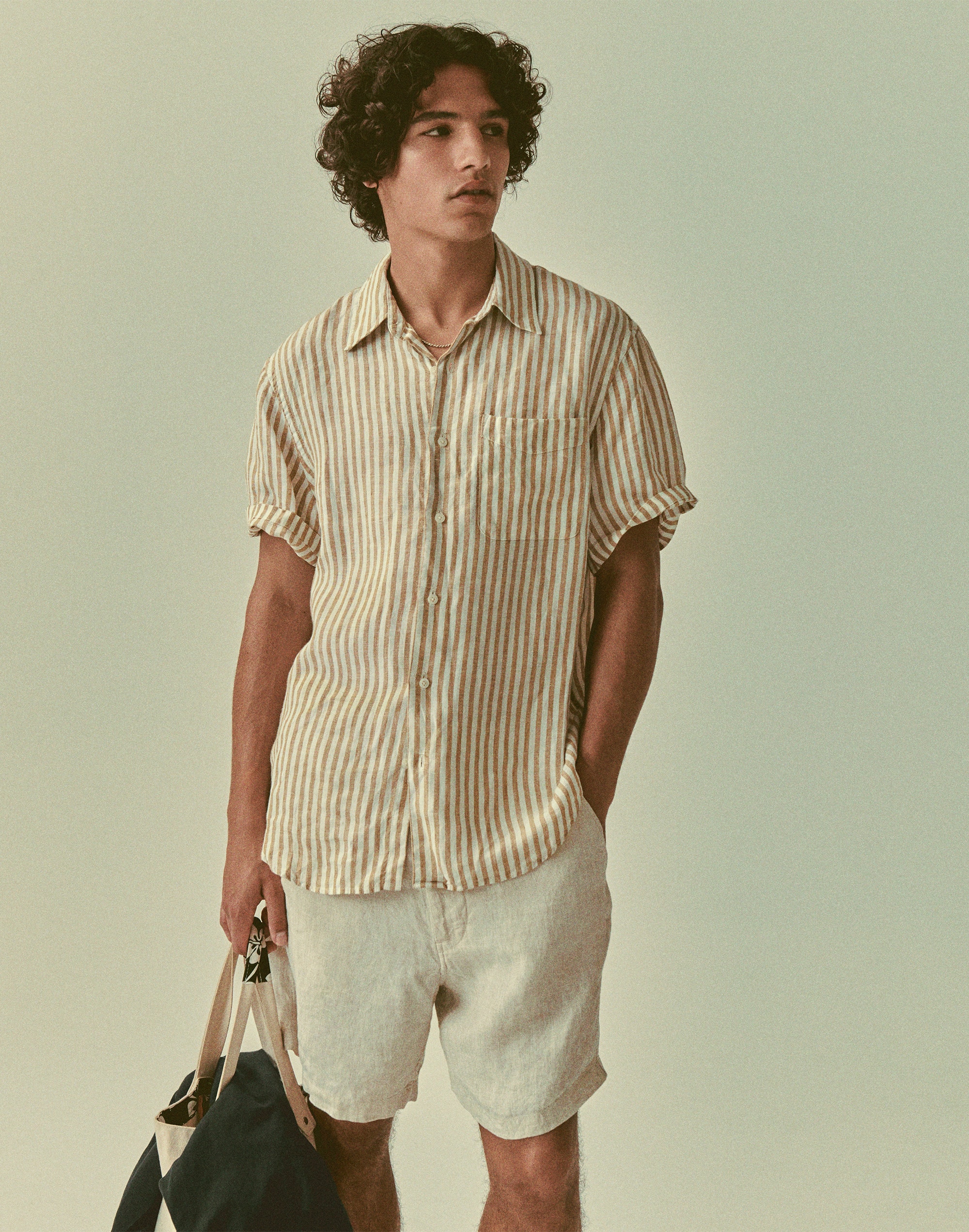 The Allday Short-Sleeve Shirt in Linen