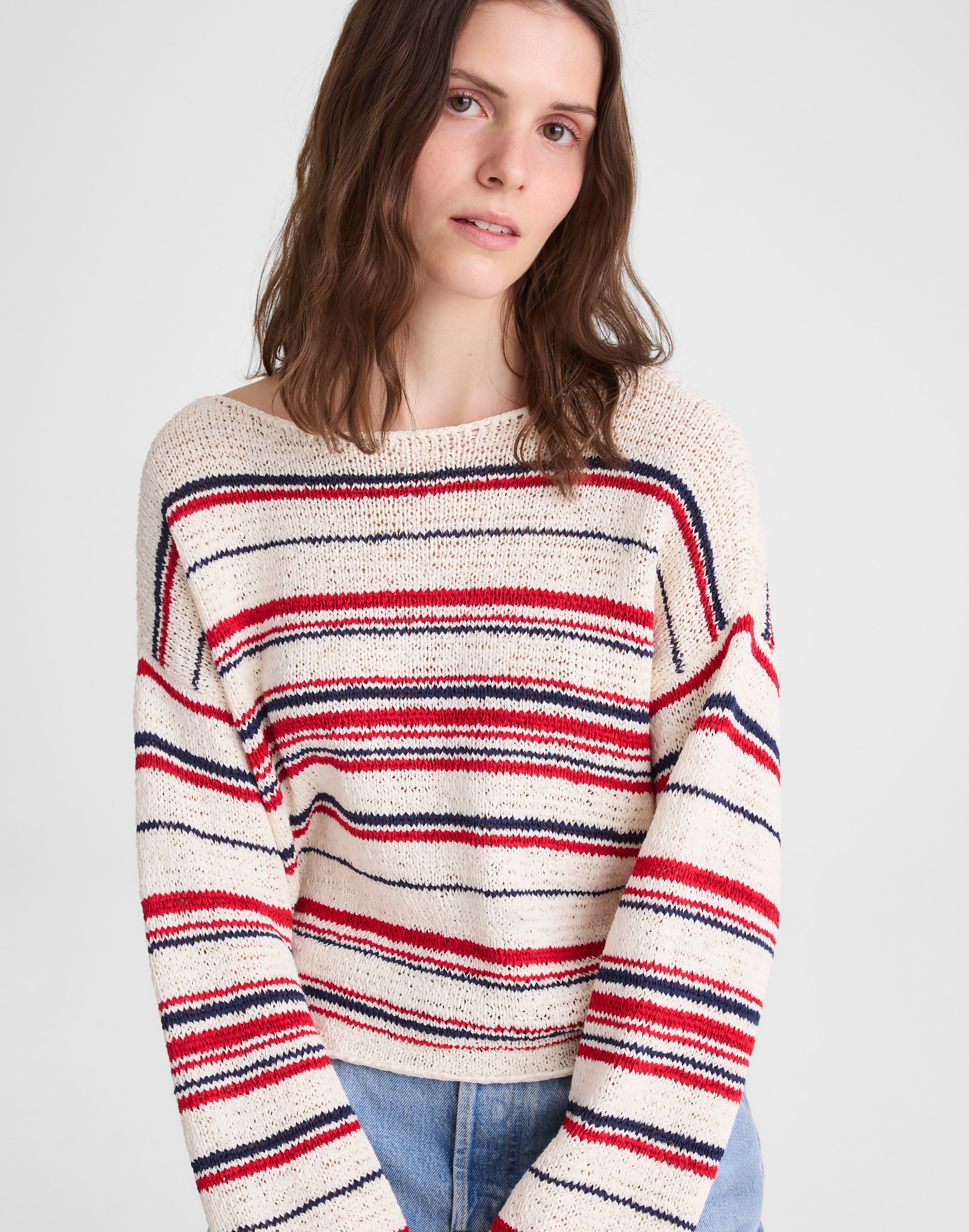 Boatneck Pullover Sweater