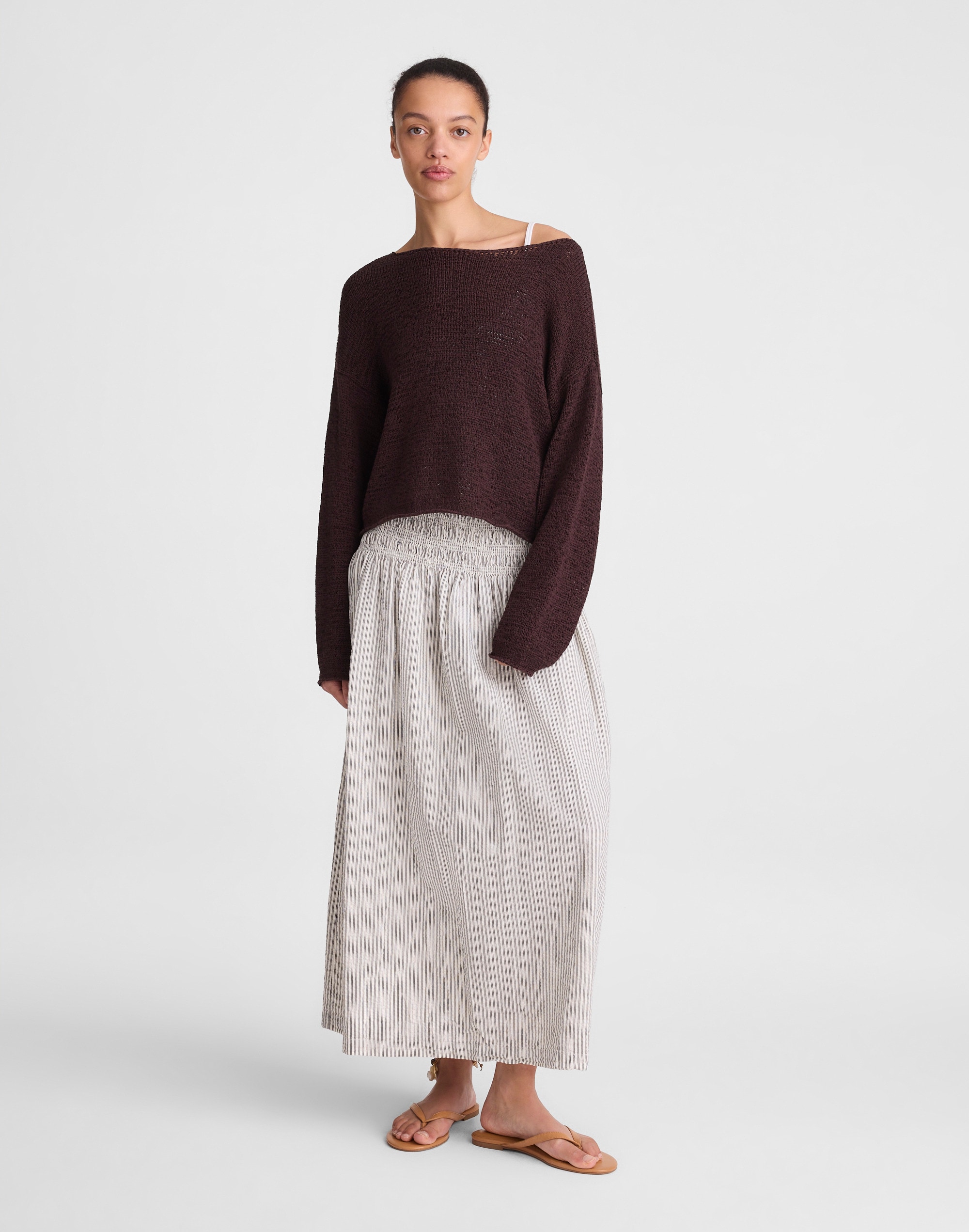 Boatneck Pullover Sweater