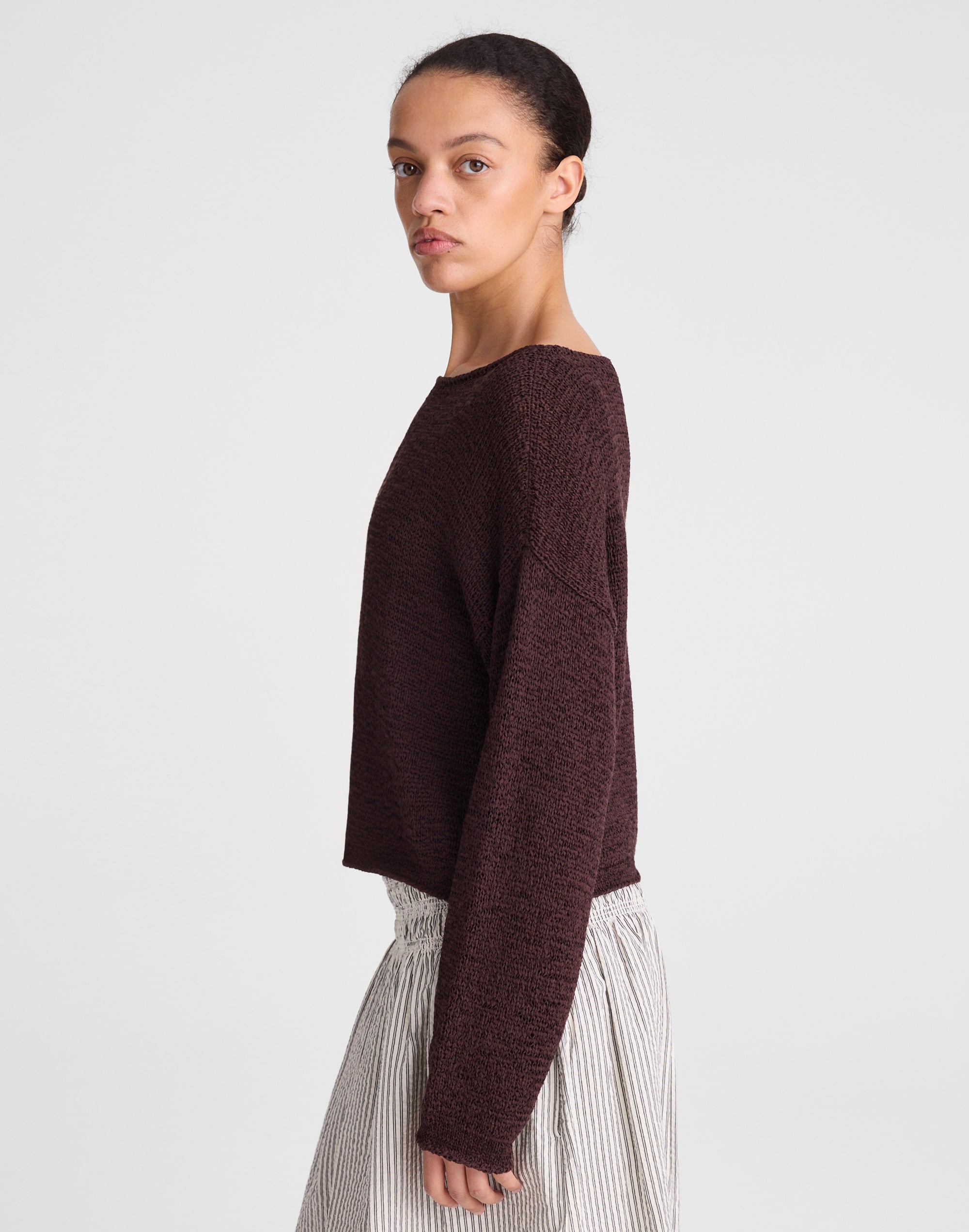 Boatneck Pullover Sweater