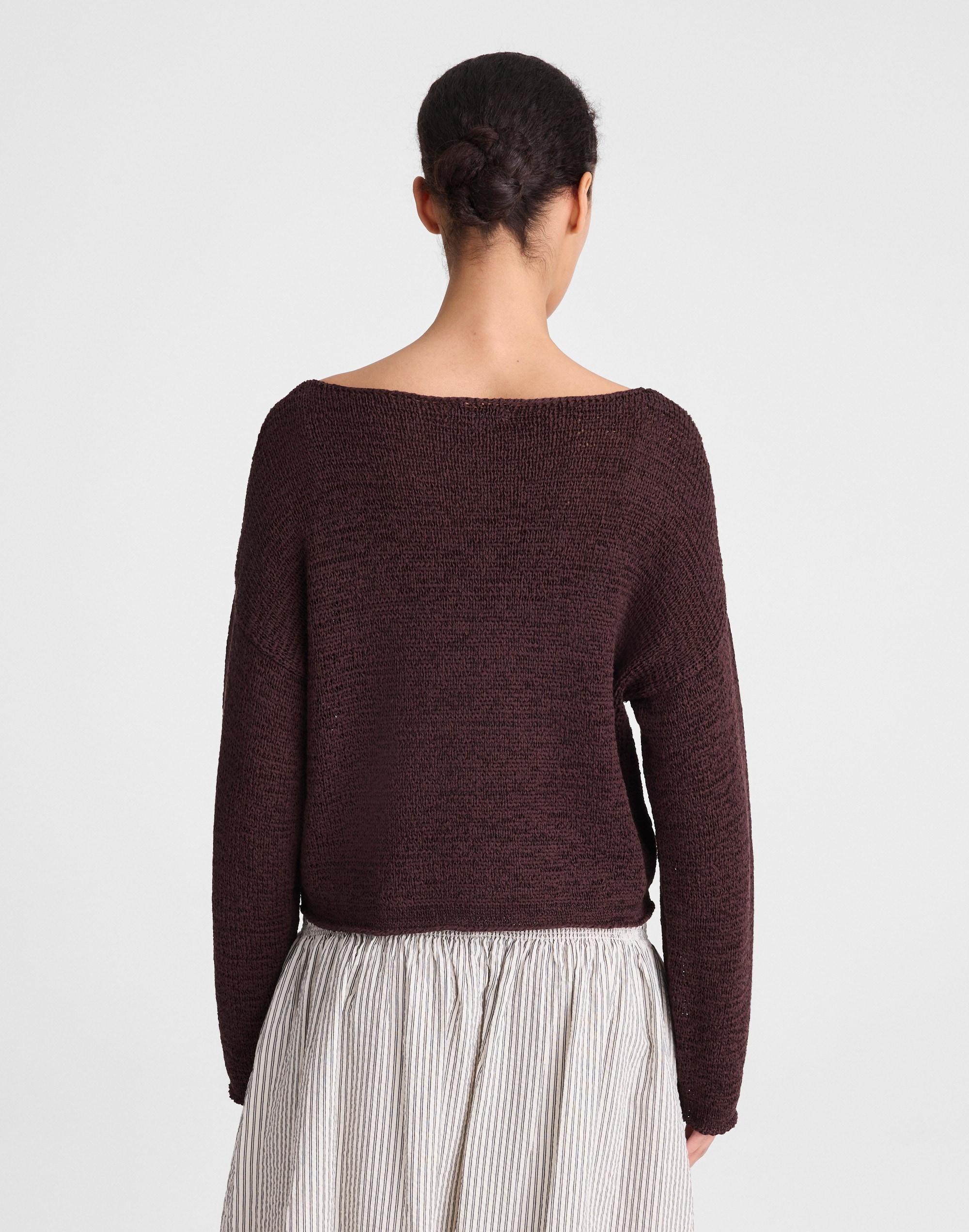 Boatneck Pullover Sweater