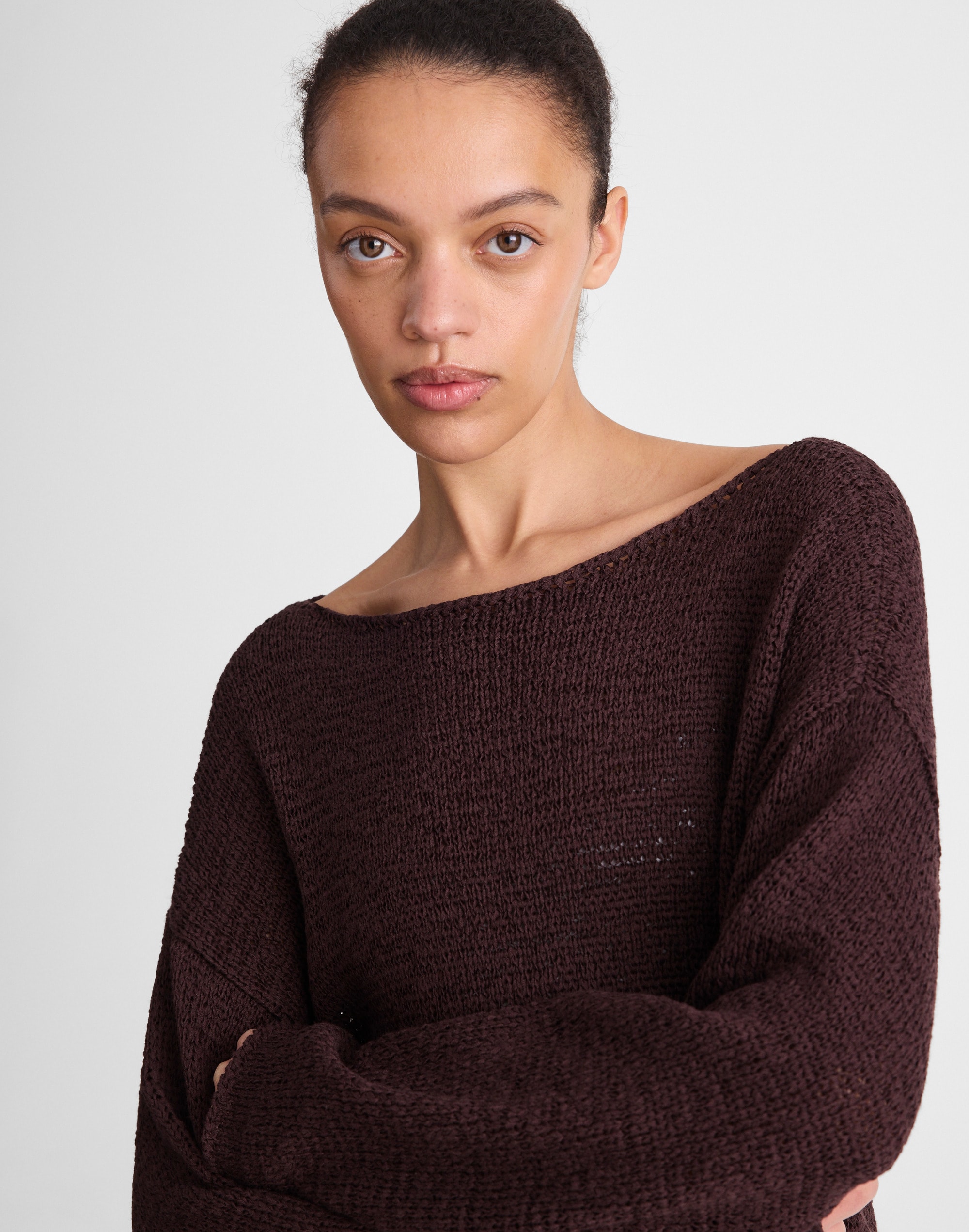 Boatneck Pullover Sweater