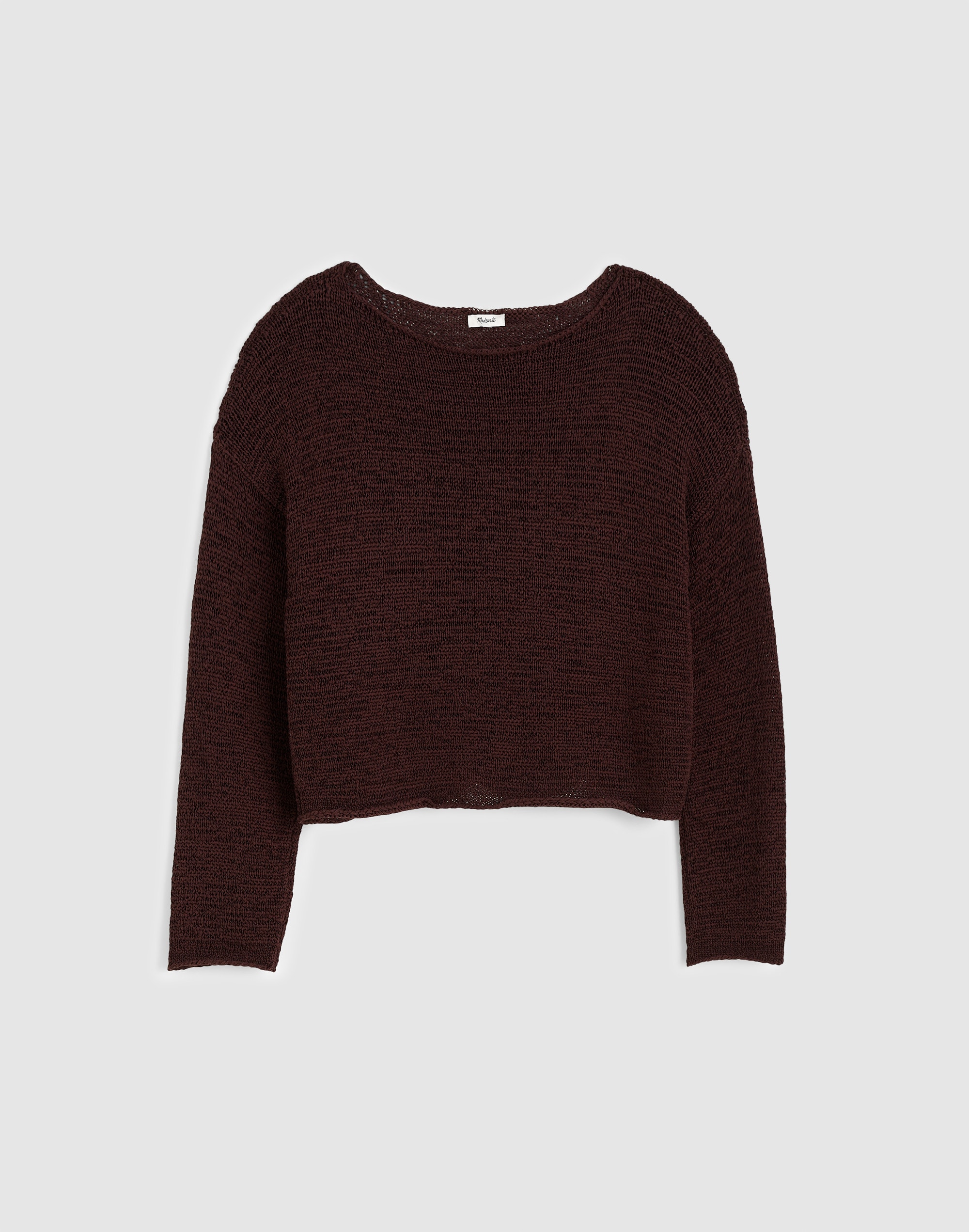 Boatneck Pullover Sweater