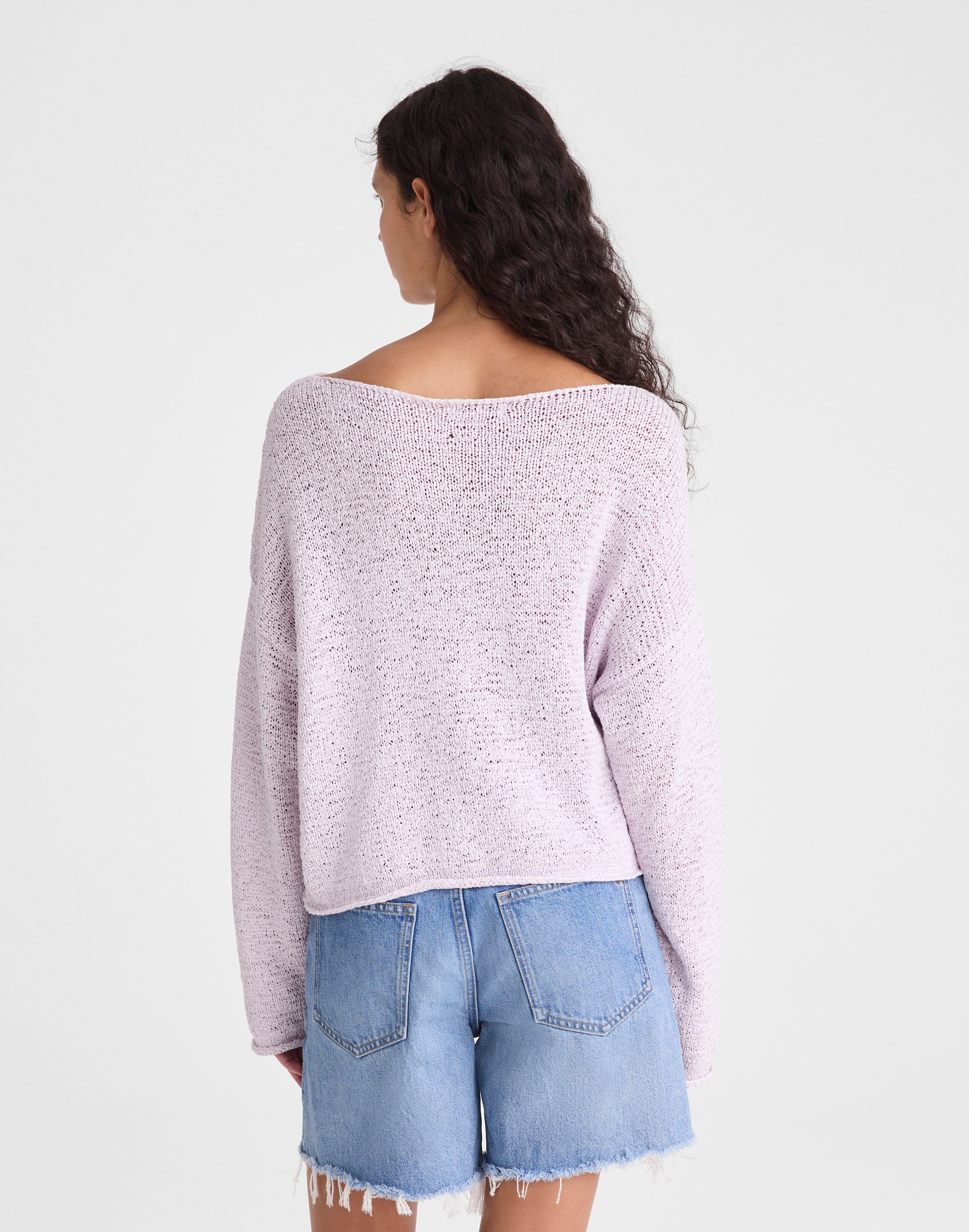 Boatneck Pullover Sweater