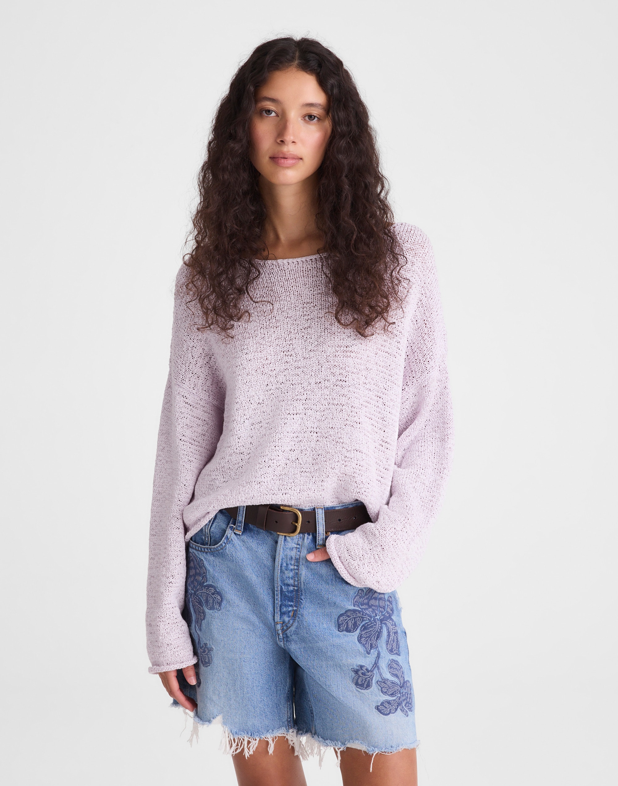 Boatneck Pullover Sweater