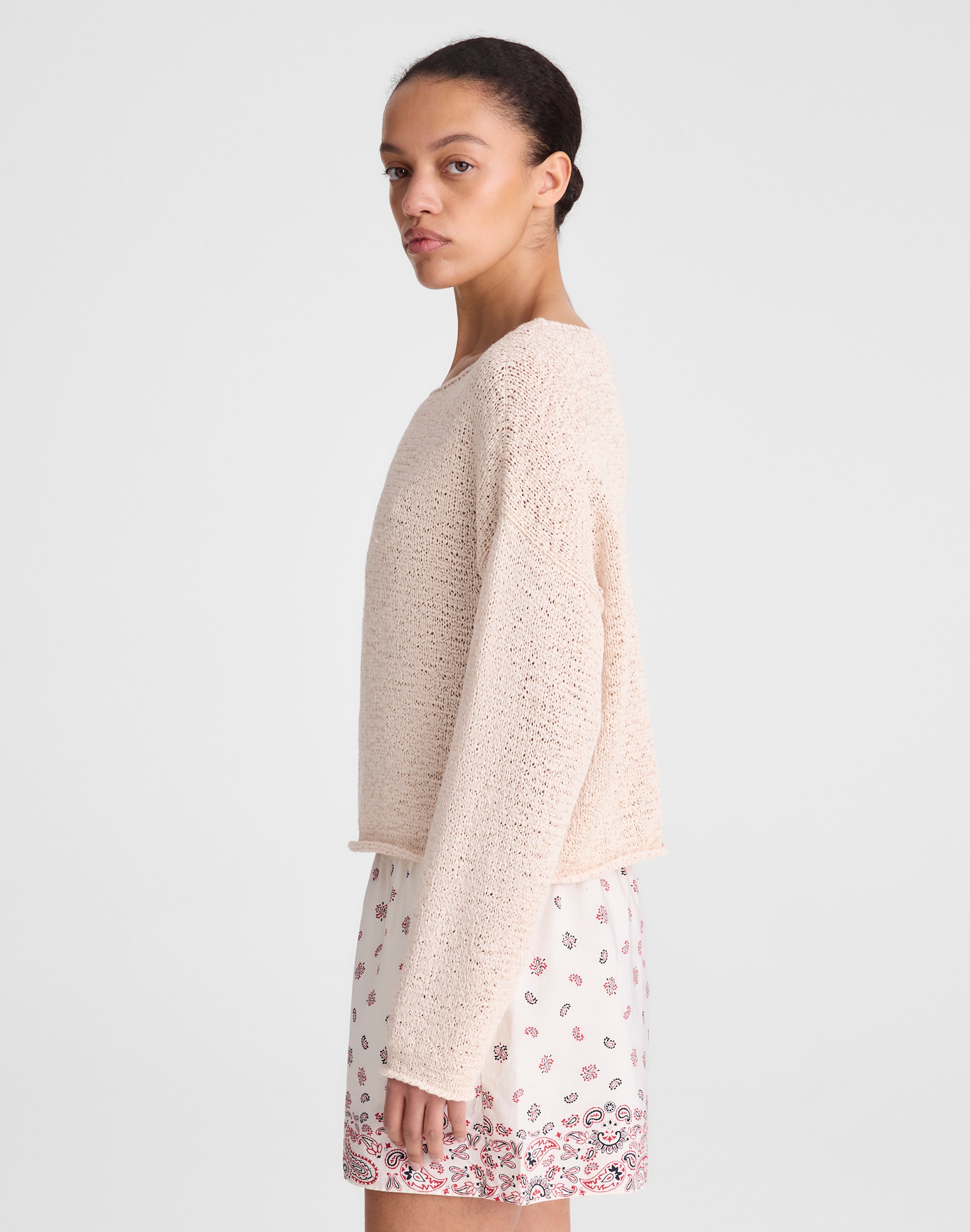 Boatneck Pullover Sweater