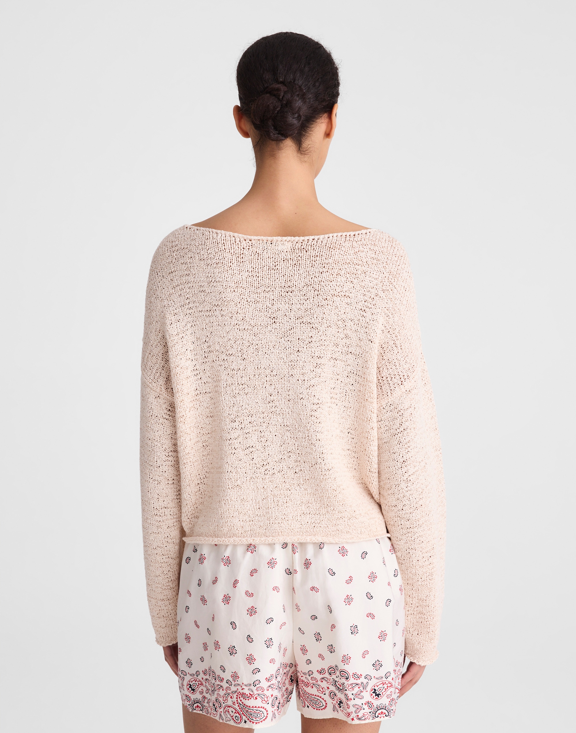 Boatneck Pullover Sweater