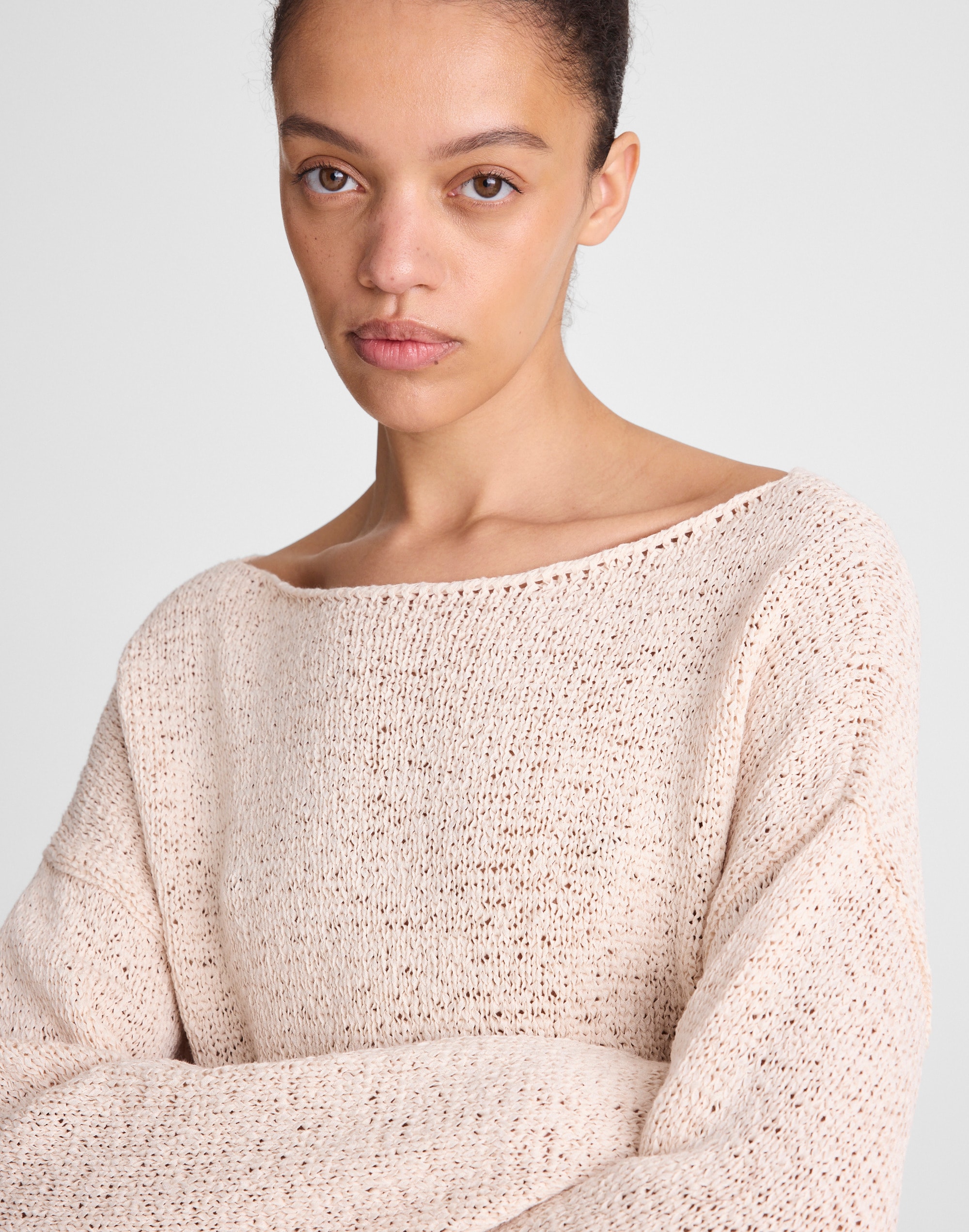 Boatneck Pullover Sweater