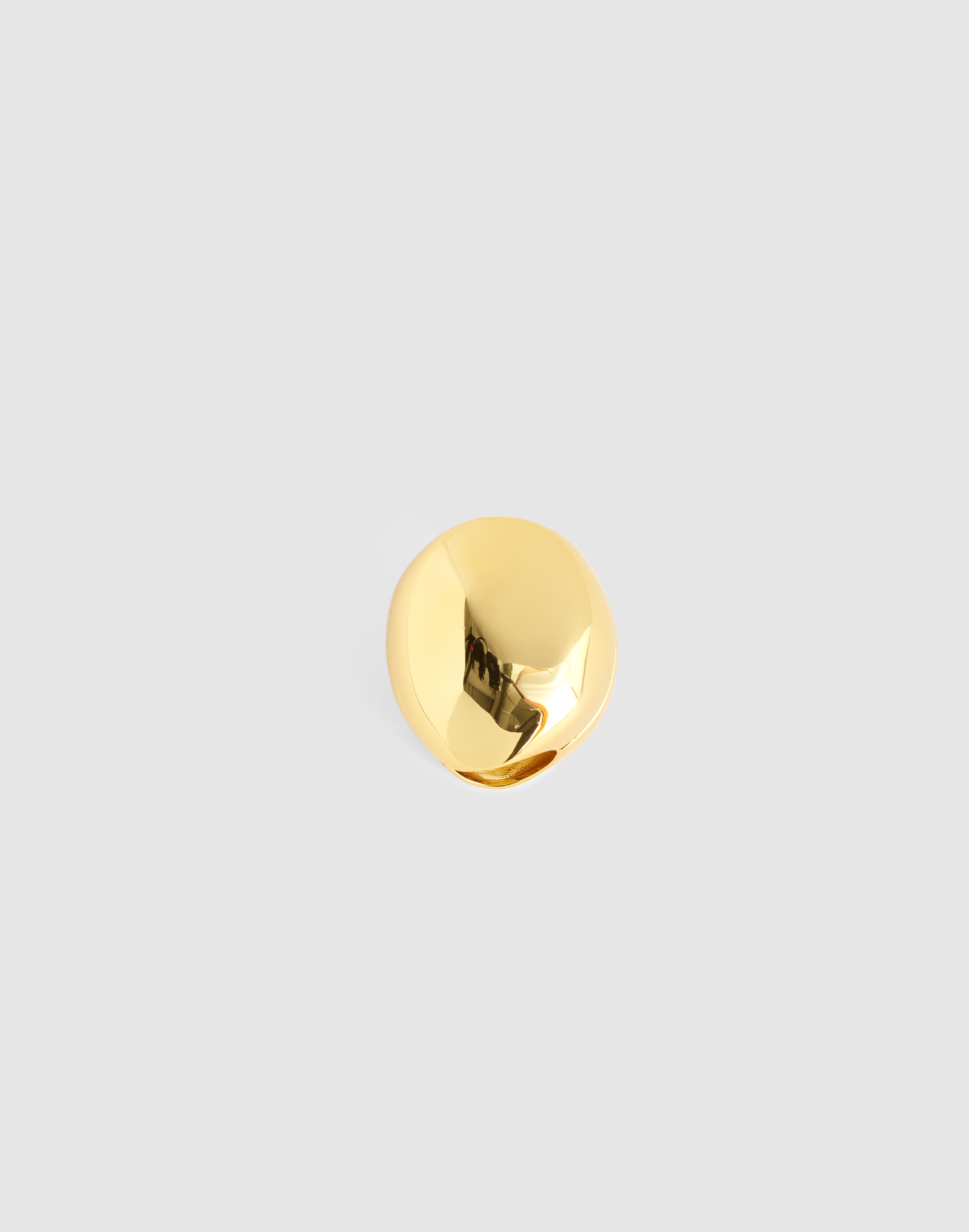 Madewell Sculpted Bead Clip In Gold