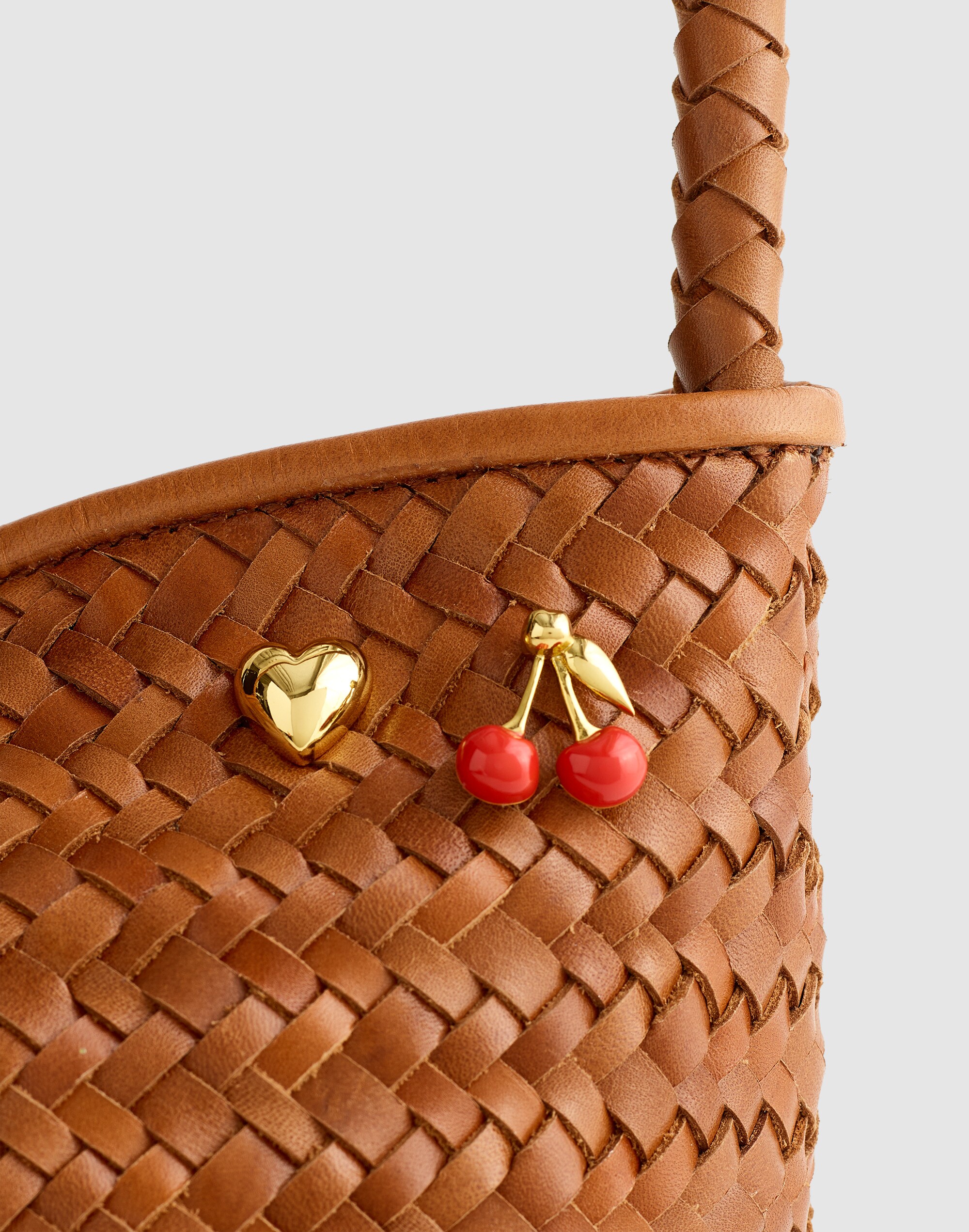 Cherry &amp; Heart Screw Pin Set