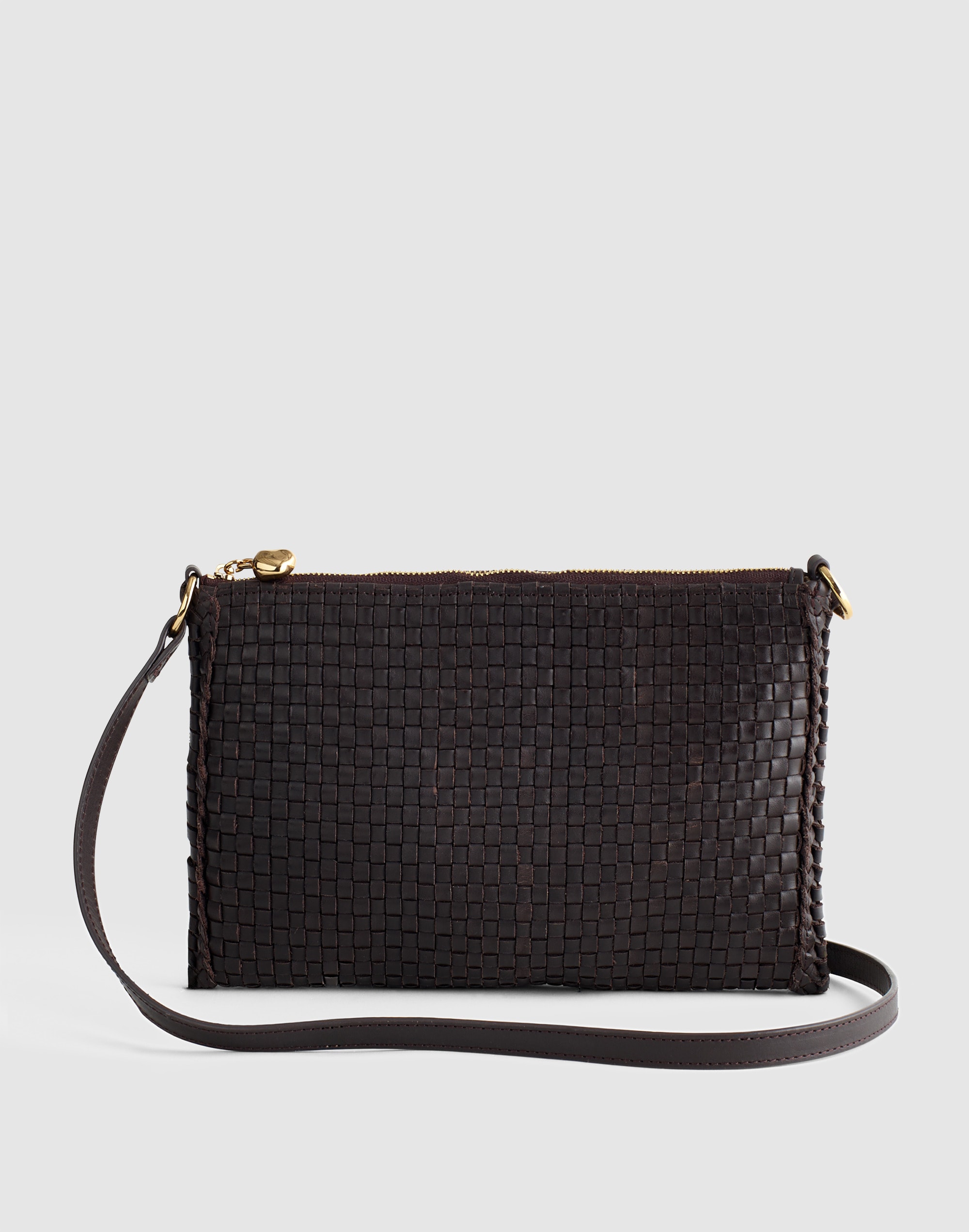 Madewell The Signature Woven Crossbody Bag In Black