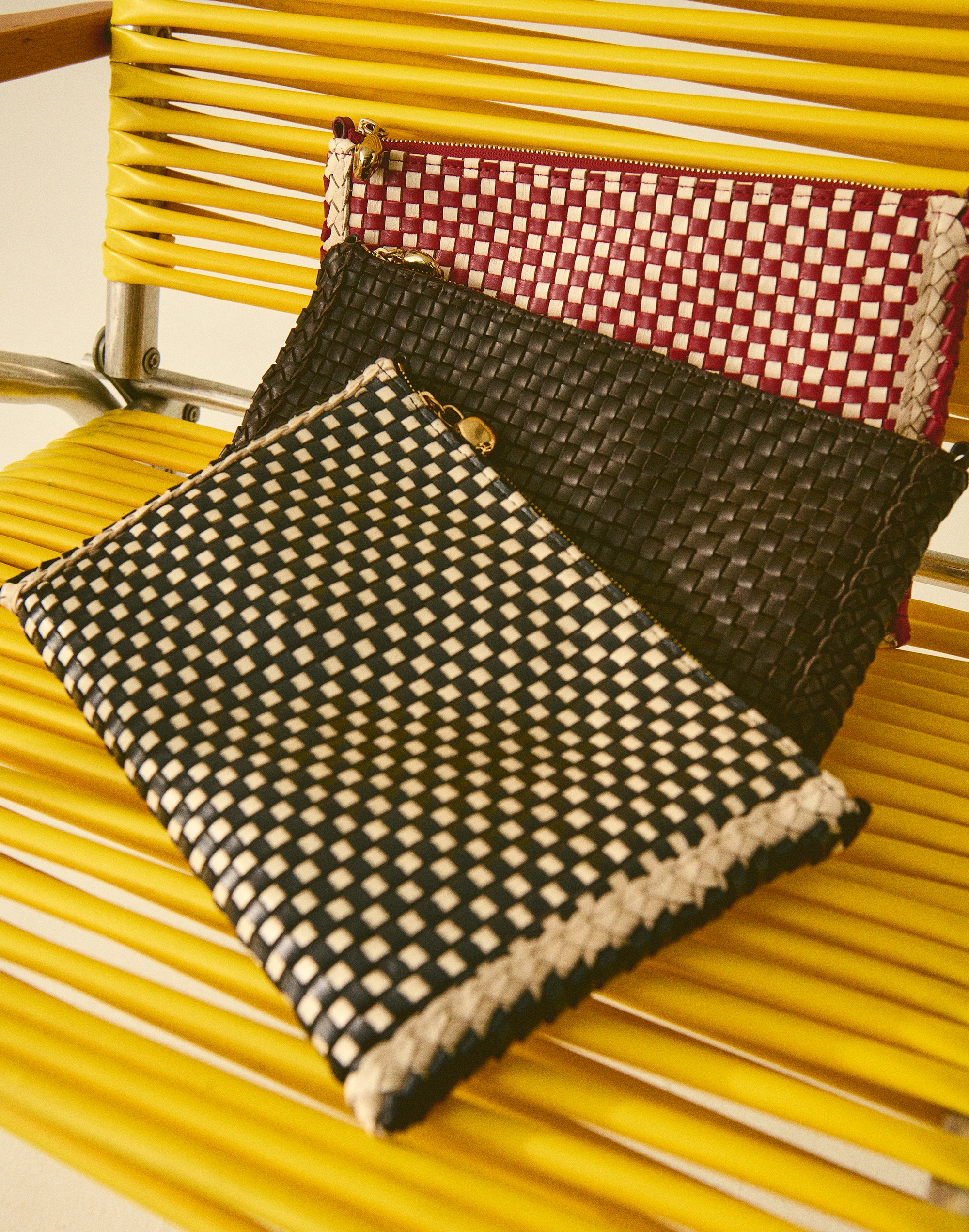 The Signature Woven Crossbody Pouch