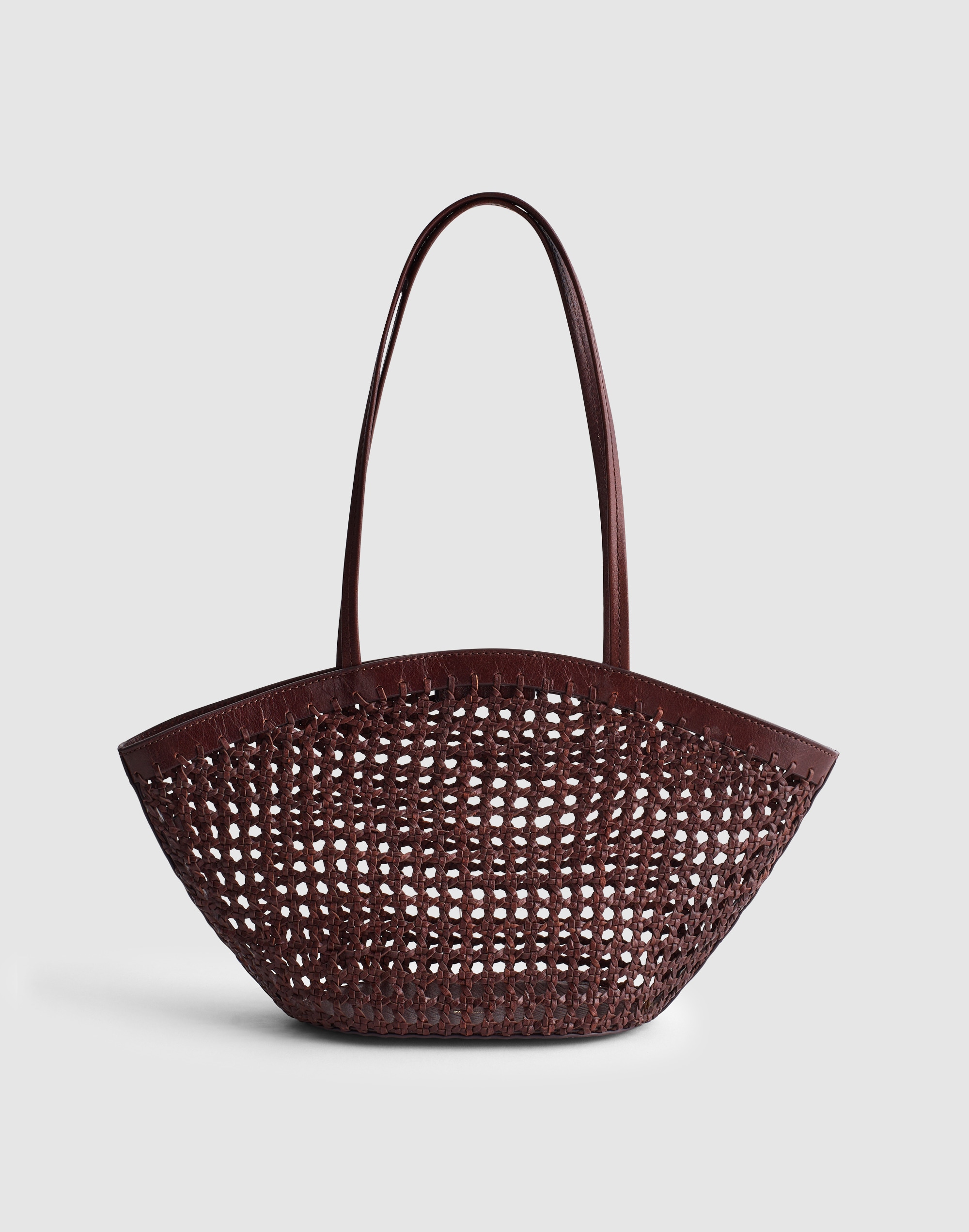 Madewell Caning Tote In Brown