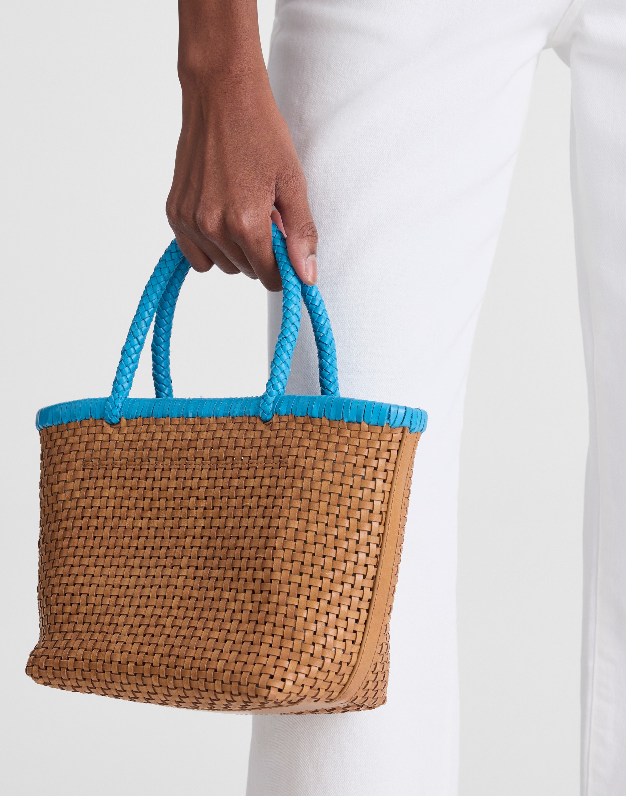 The Signature Woven Mini Tote