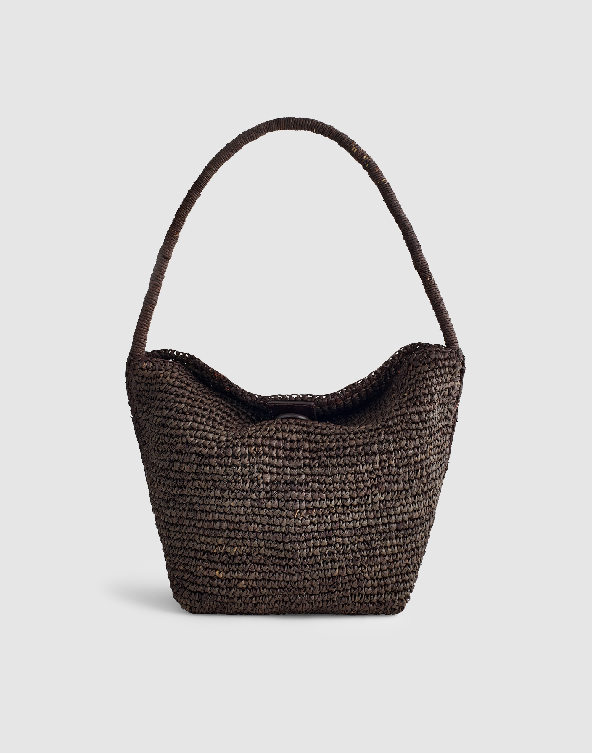 the signature woven shoulder bag