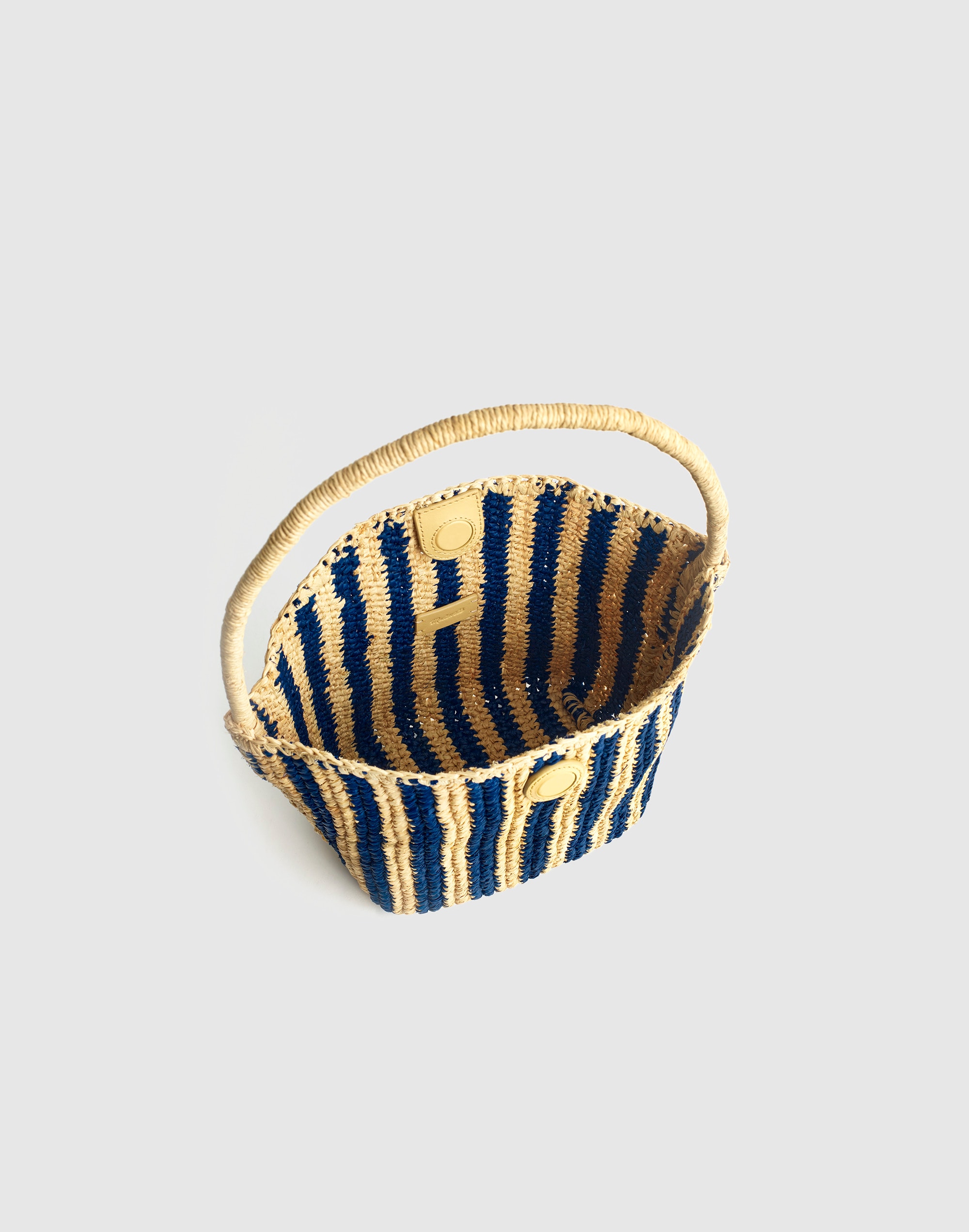 The Signature Woven Shoulder Bag in Raffia