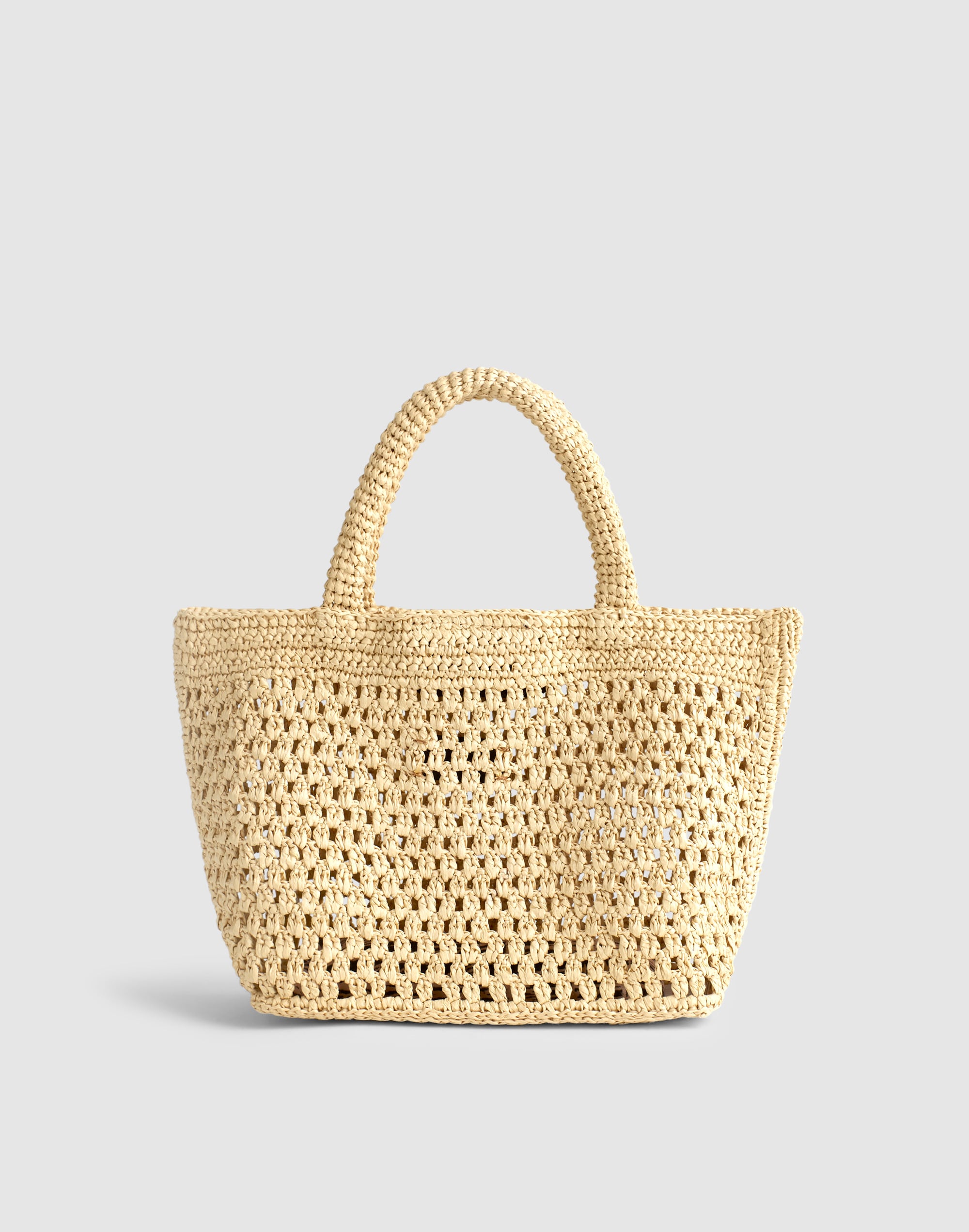 the woven mini tote