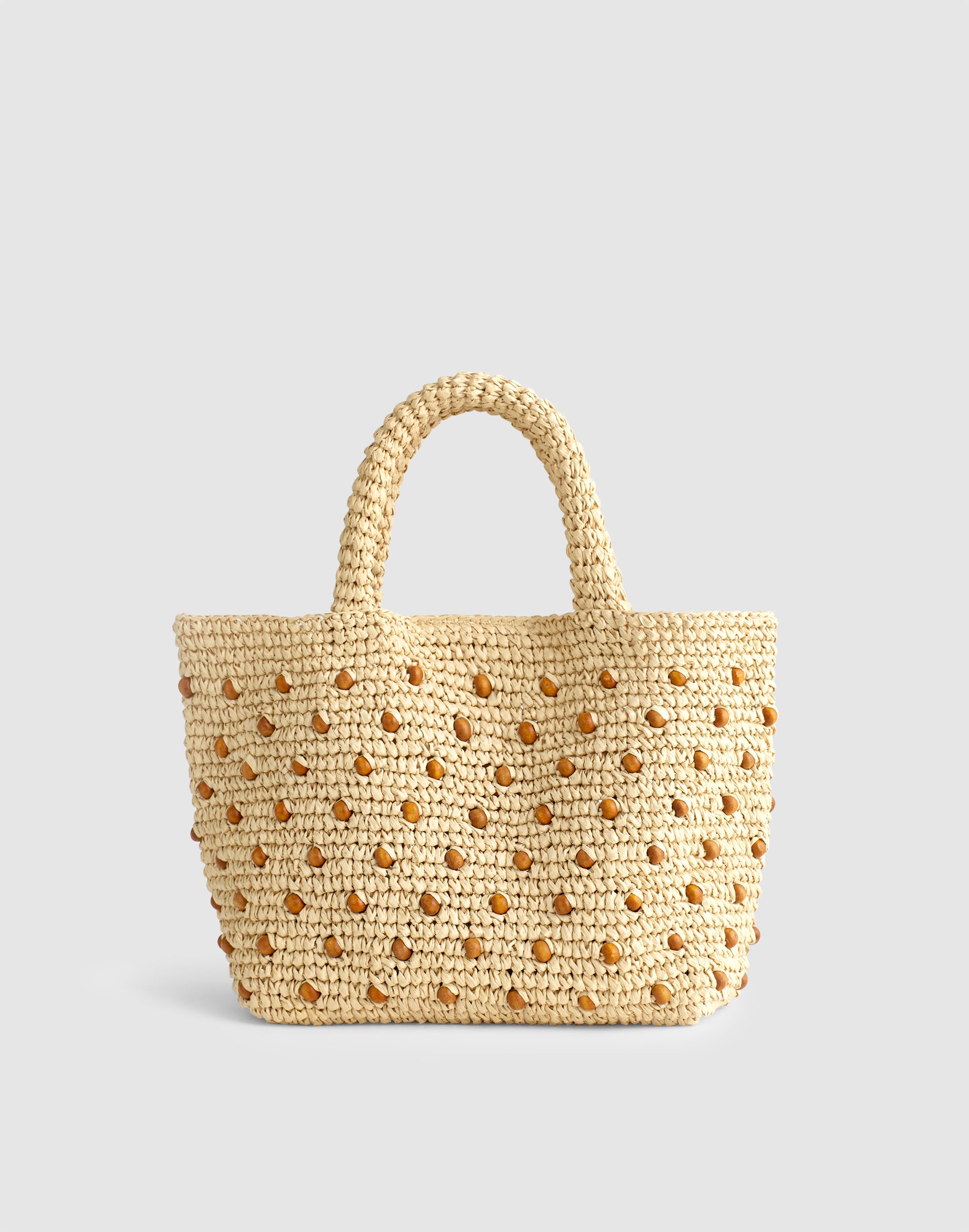 the woven mini tote