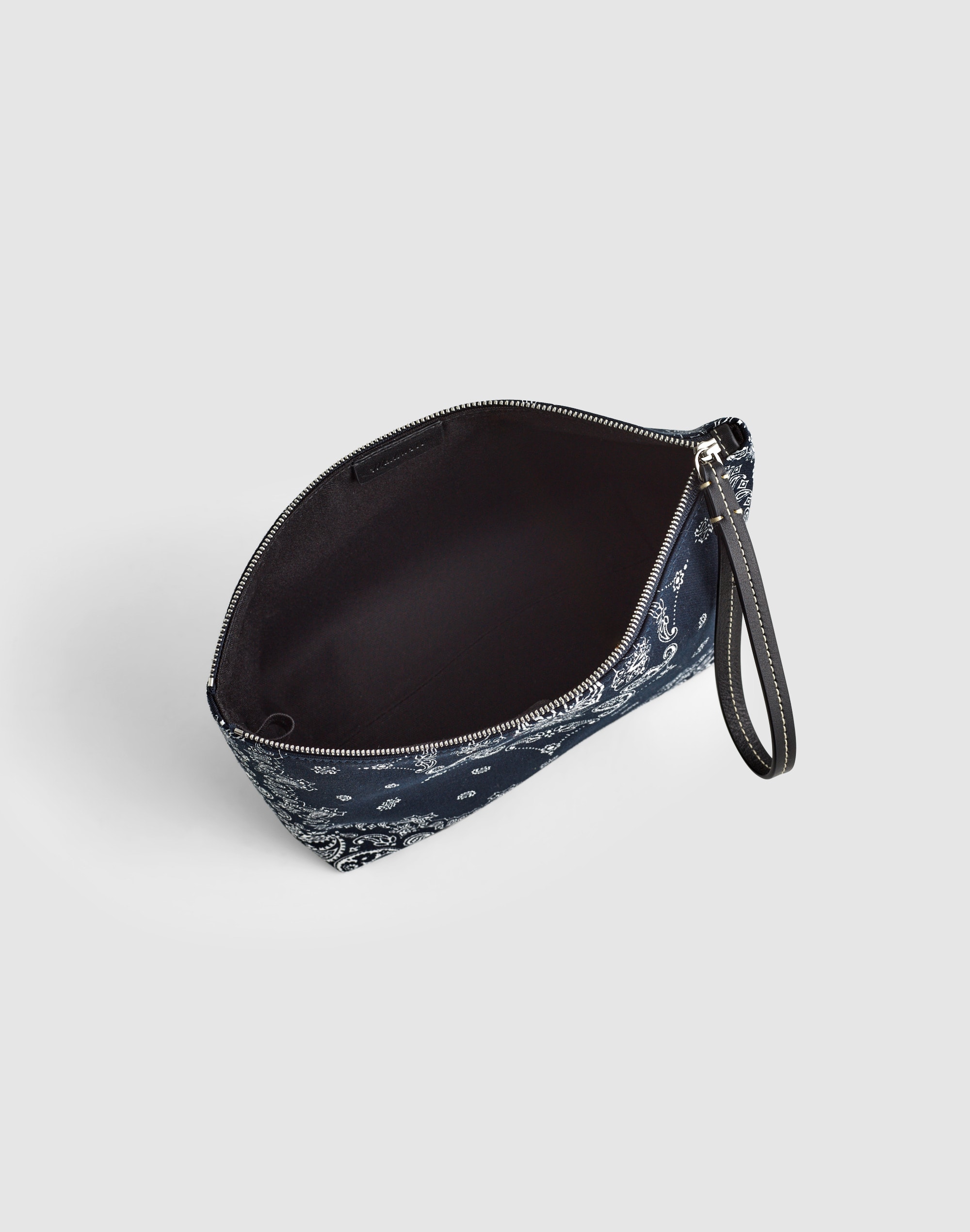 Bandana-Print Zip Pouch