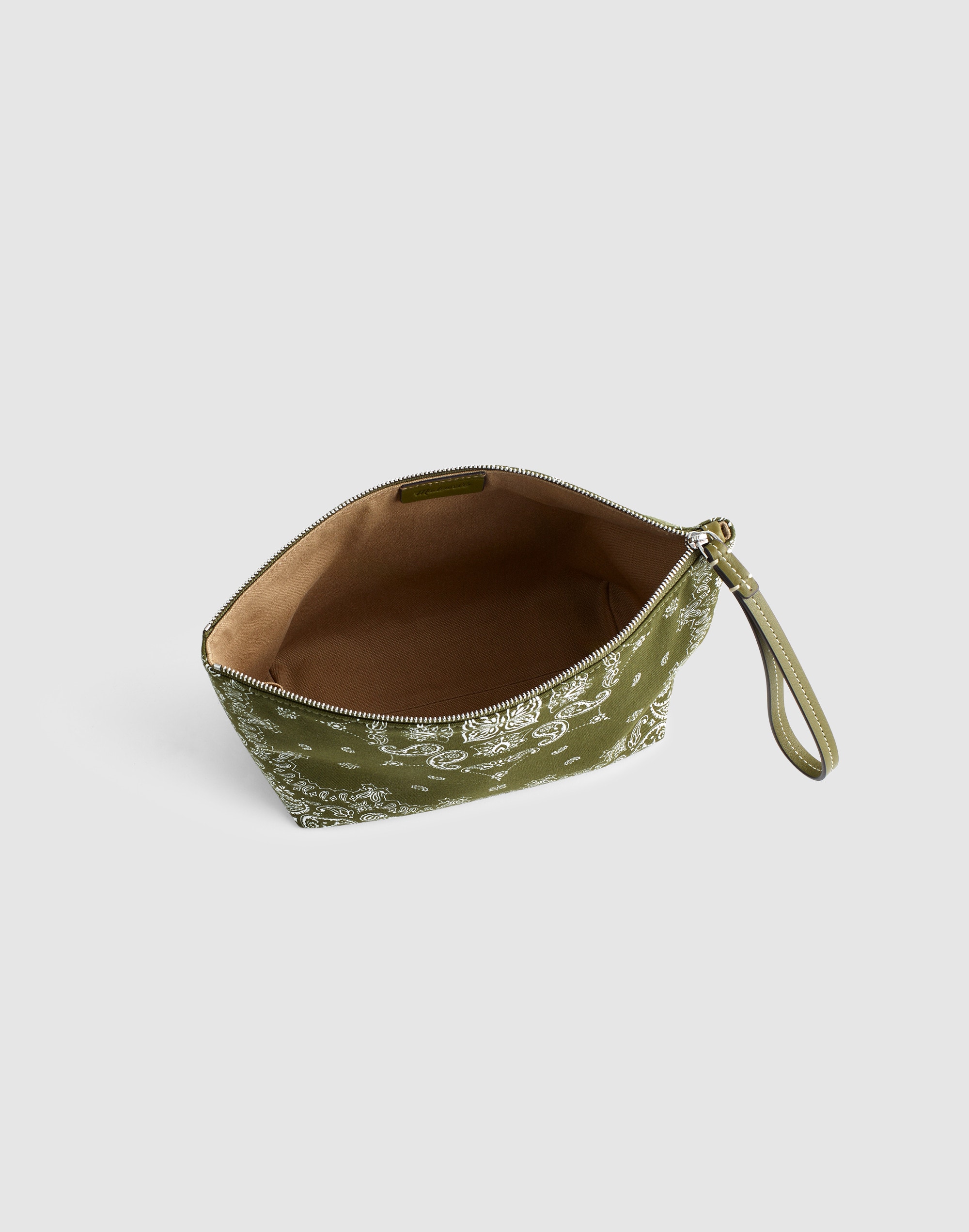 Bandana-Print Zip Pouch
