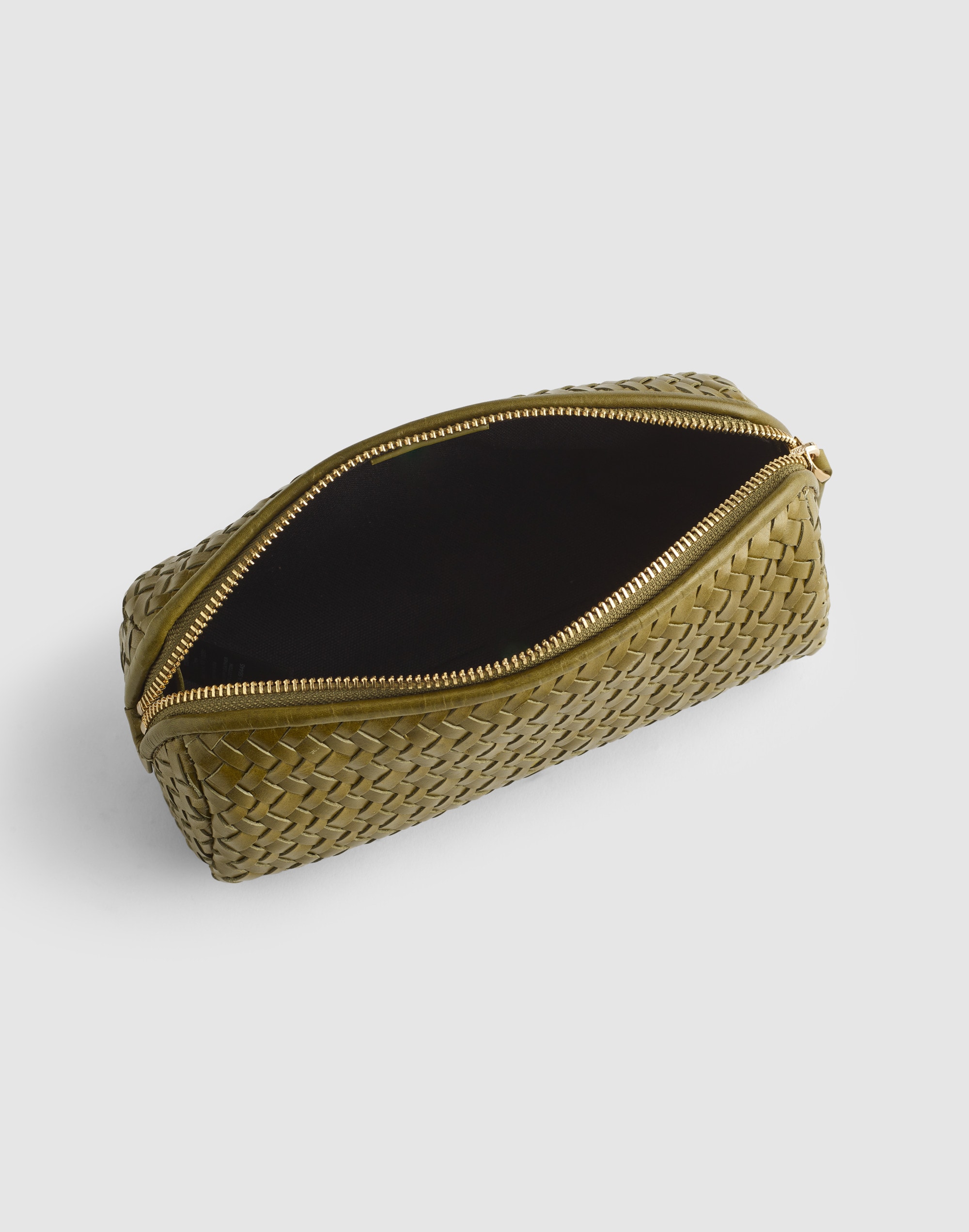The Signature Woven Zip Pouch