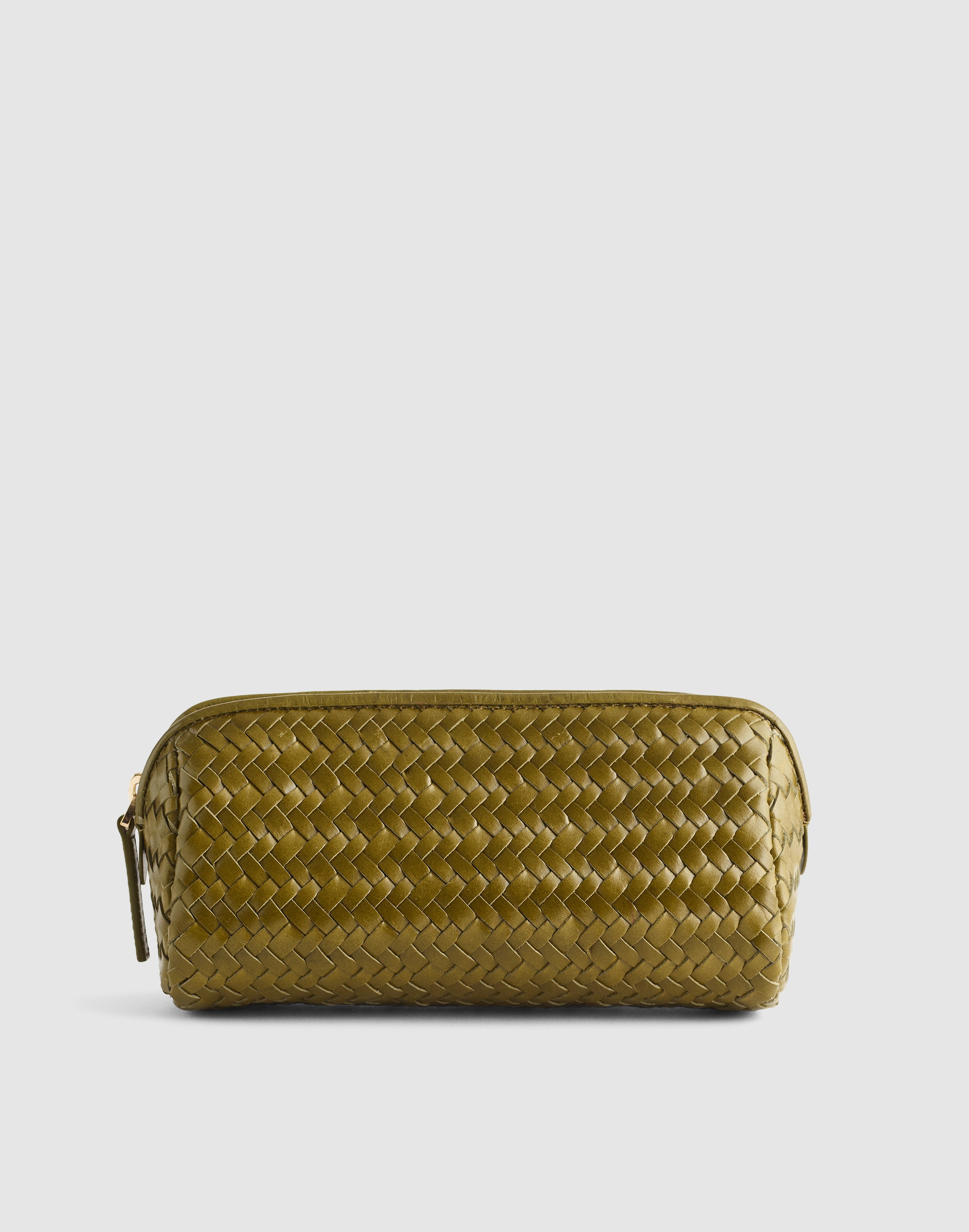 The Signature Woven Zip Pouch