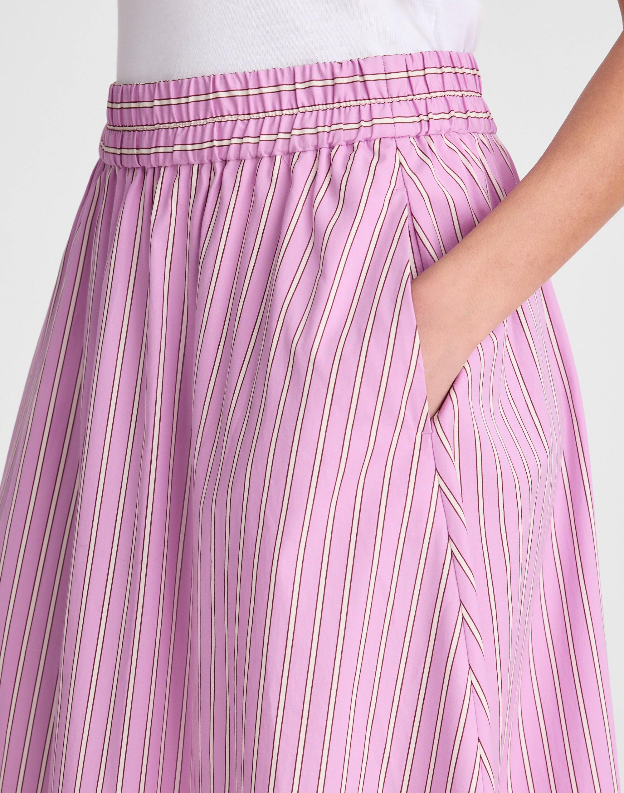 Midi Circle Skirt in Poplin