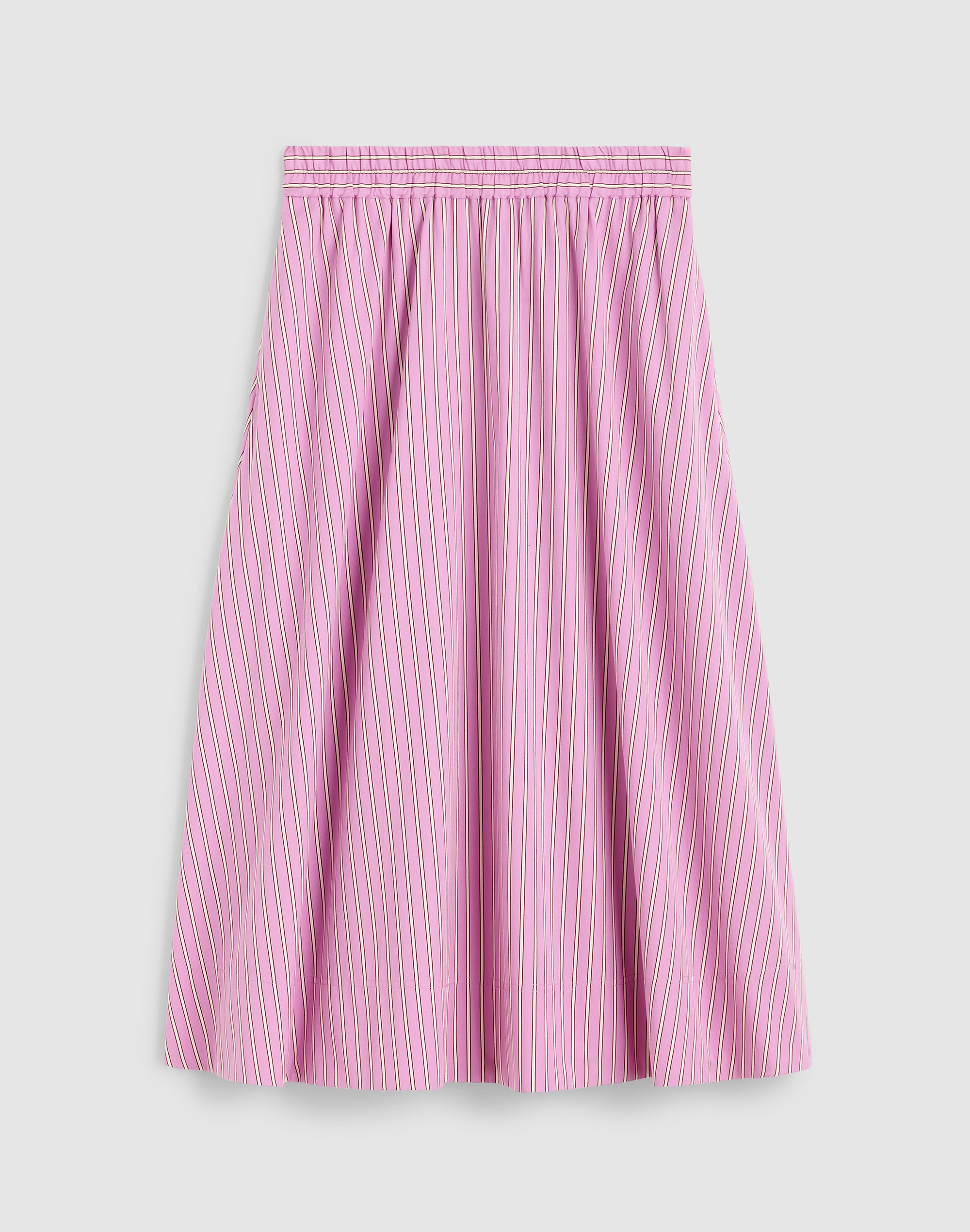 Midi Circle Skirt in Poplin
