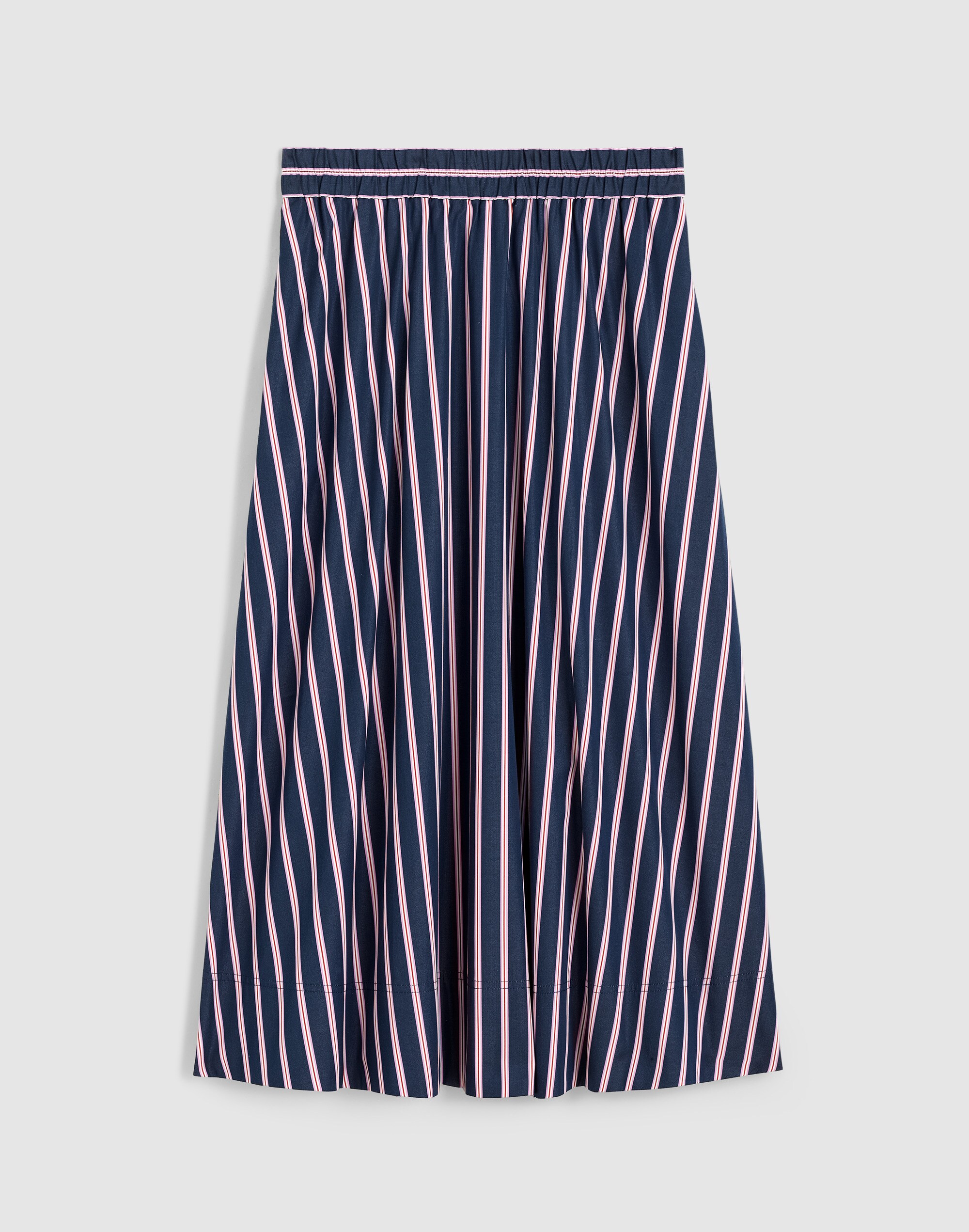 Midi Circle Skirt in Poplin