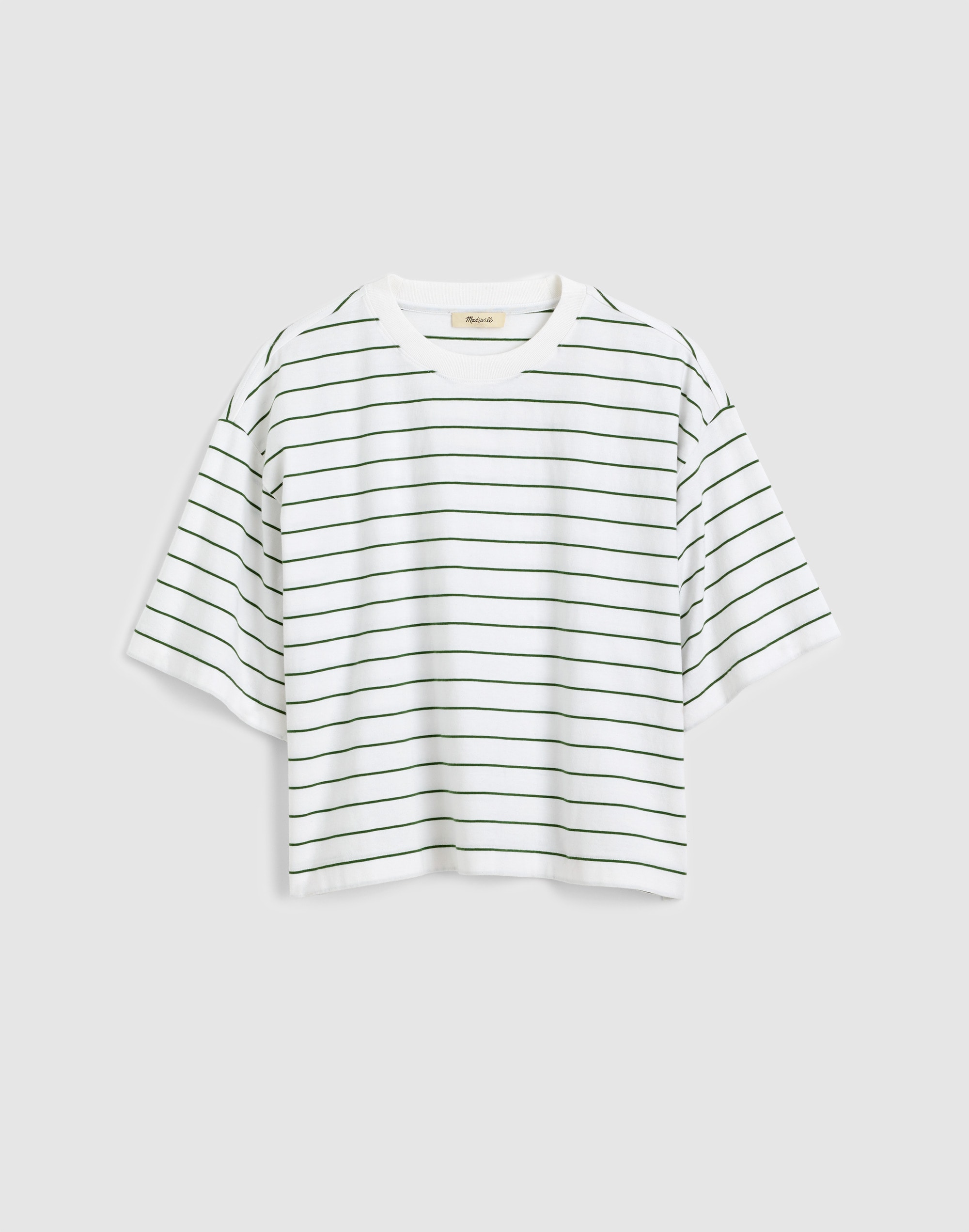 The Boxy Crop Tee in Allday Jersey