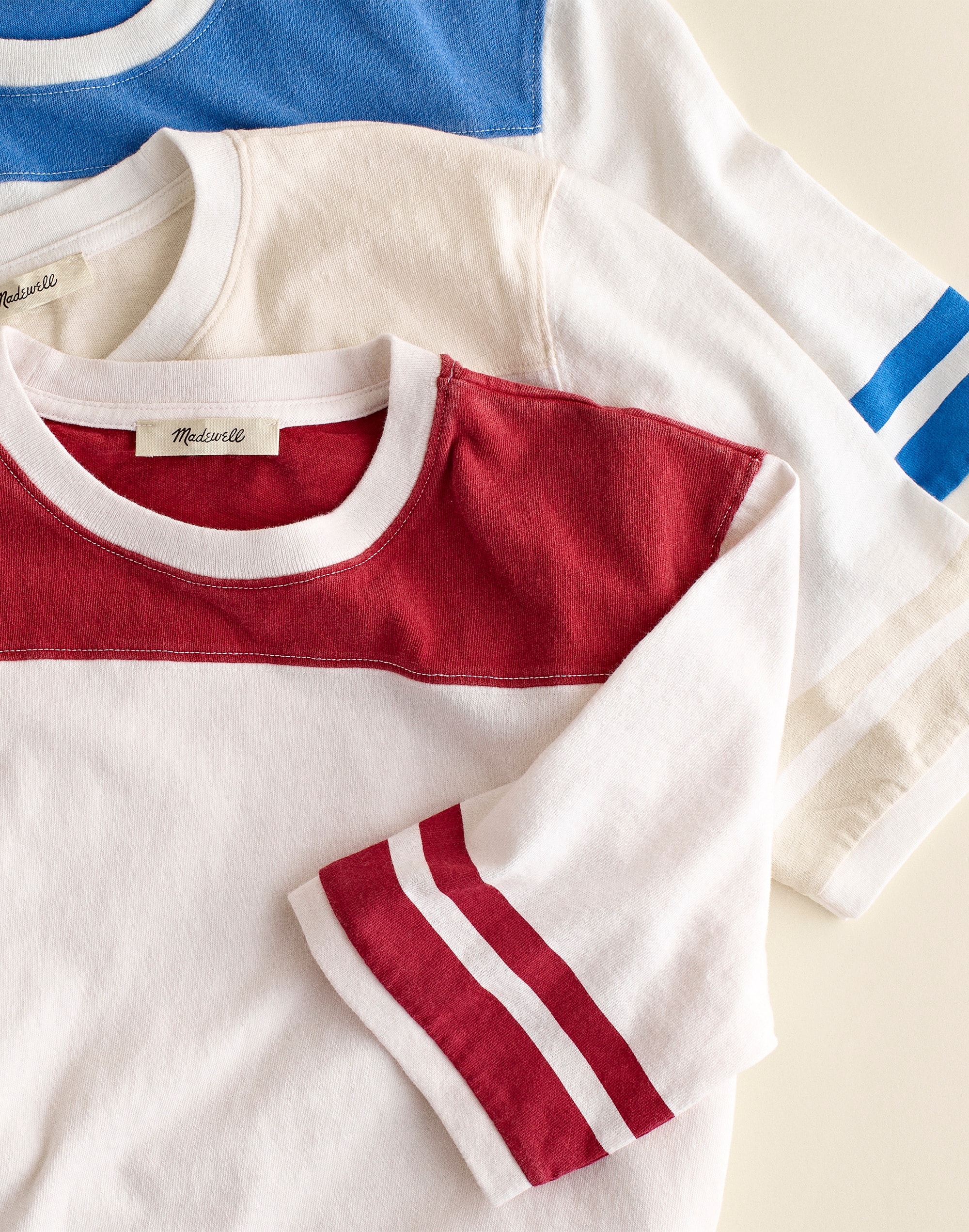 The Relaxed Varsity Tee in Vintage Jersey
