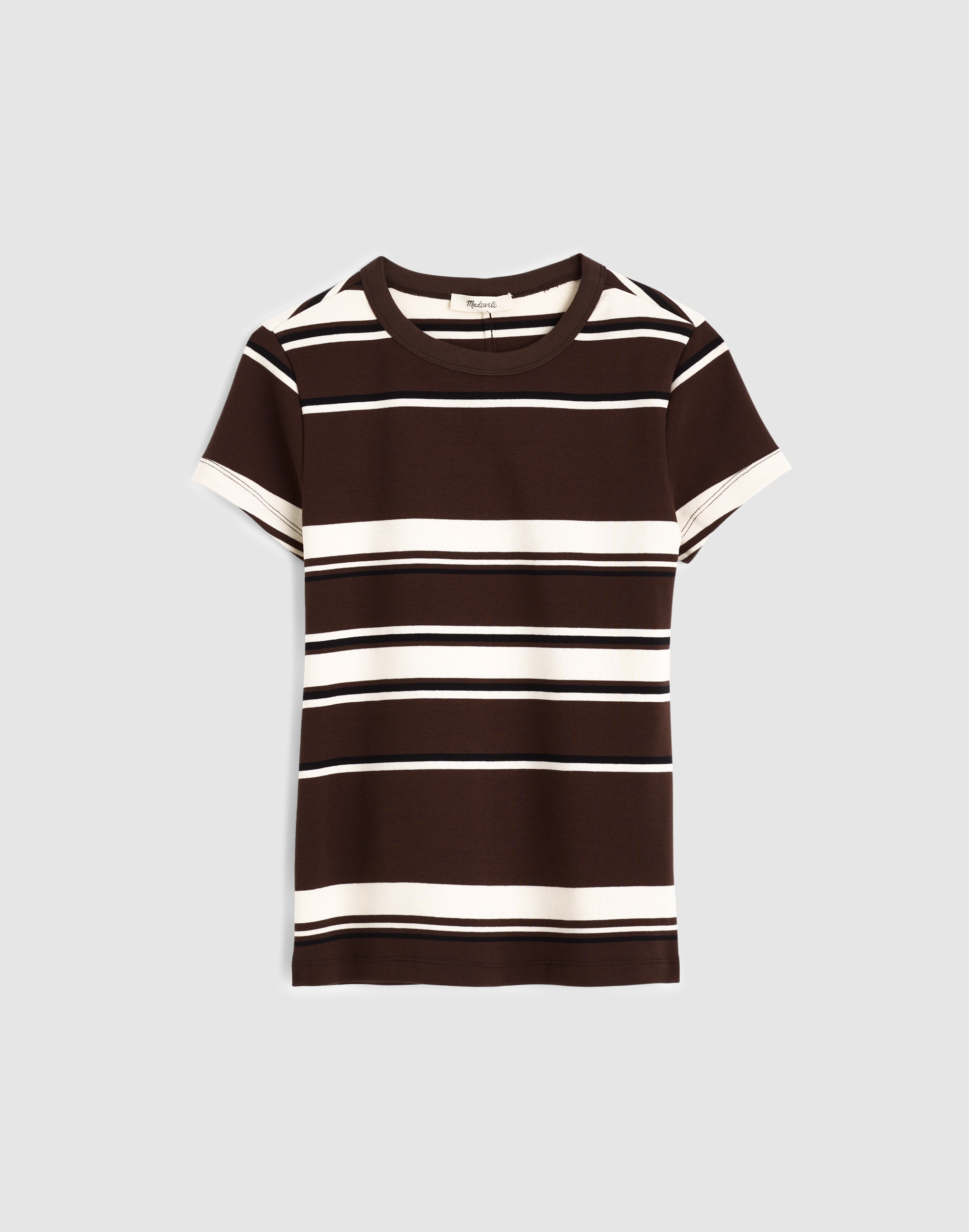 The '90s Crewneck Tee in Compact Cotton