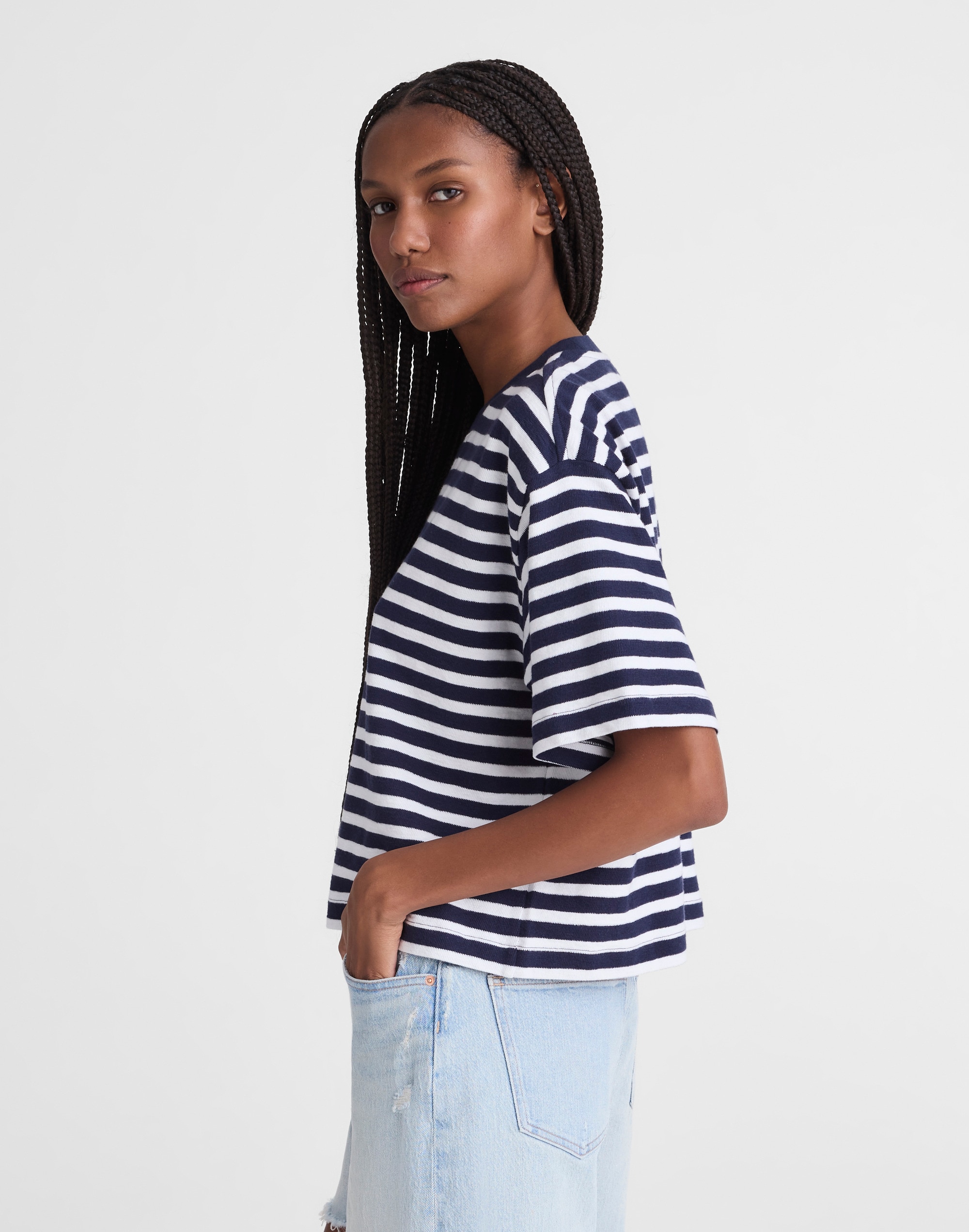 The Easy Crewneck Short-Sleeve Tee