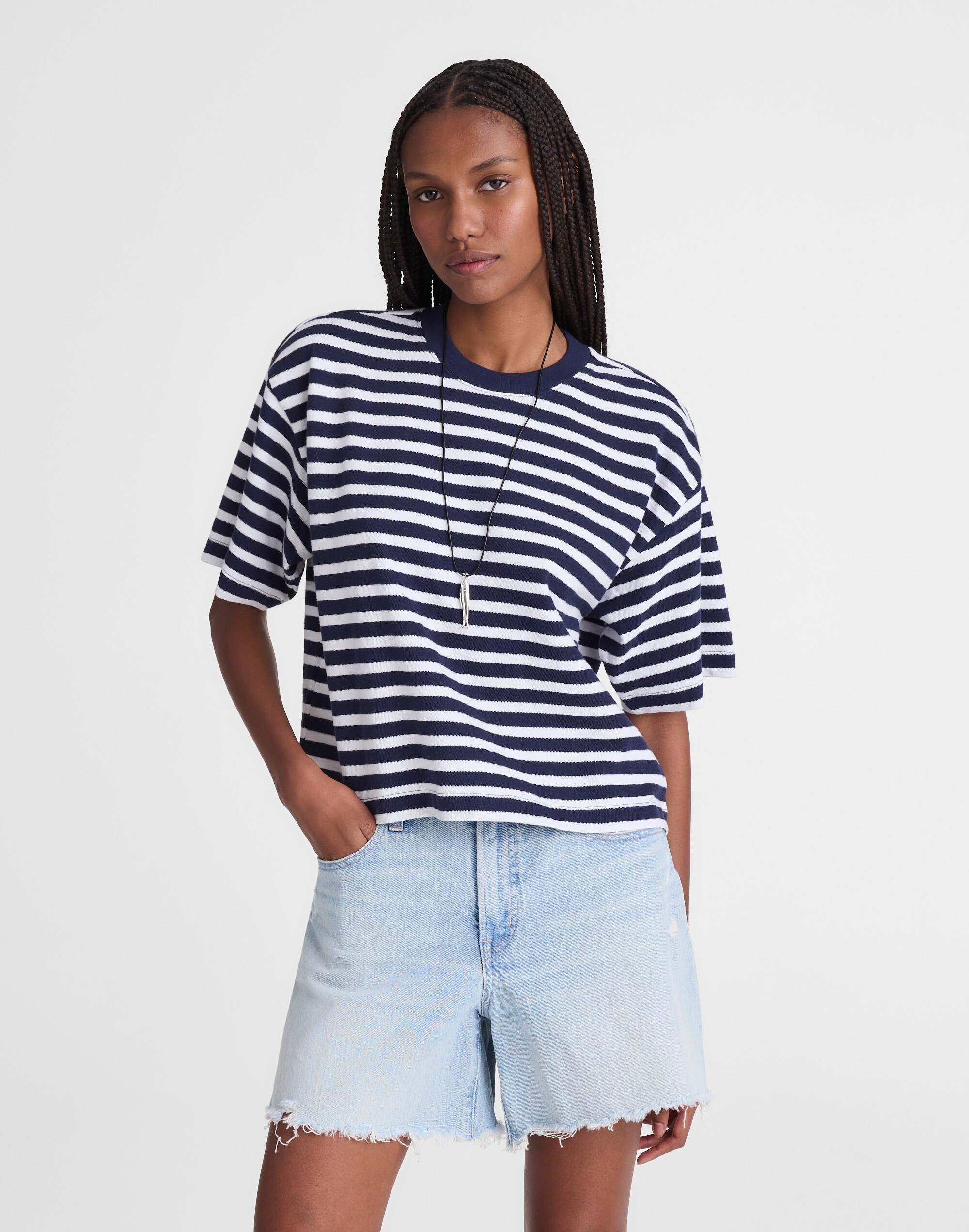 The Easy Crewneck Short-Sleeve Tee