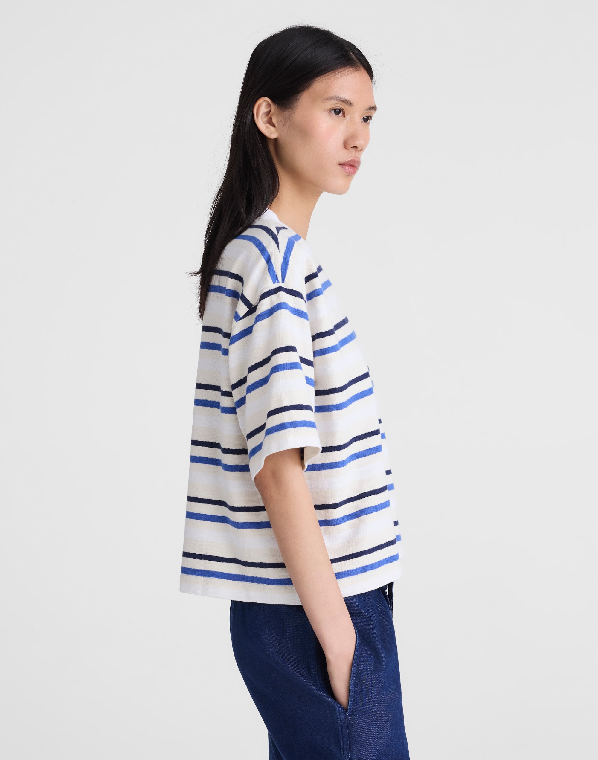 The Easy Crewneck Short-Sleeve Tee