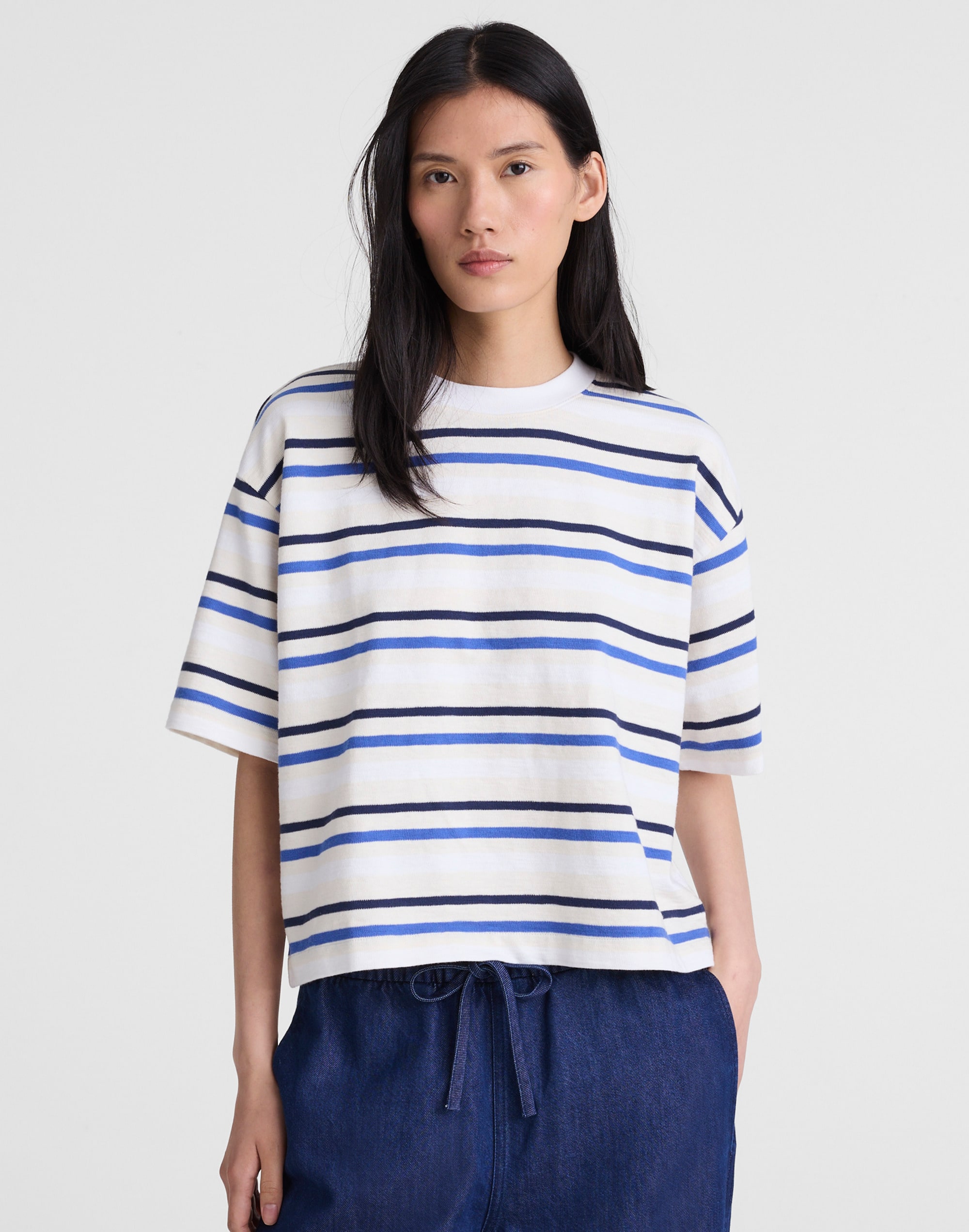 The Easy Crewneck Short-Sleeve Tee