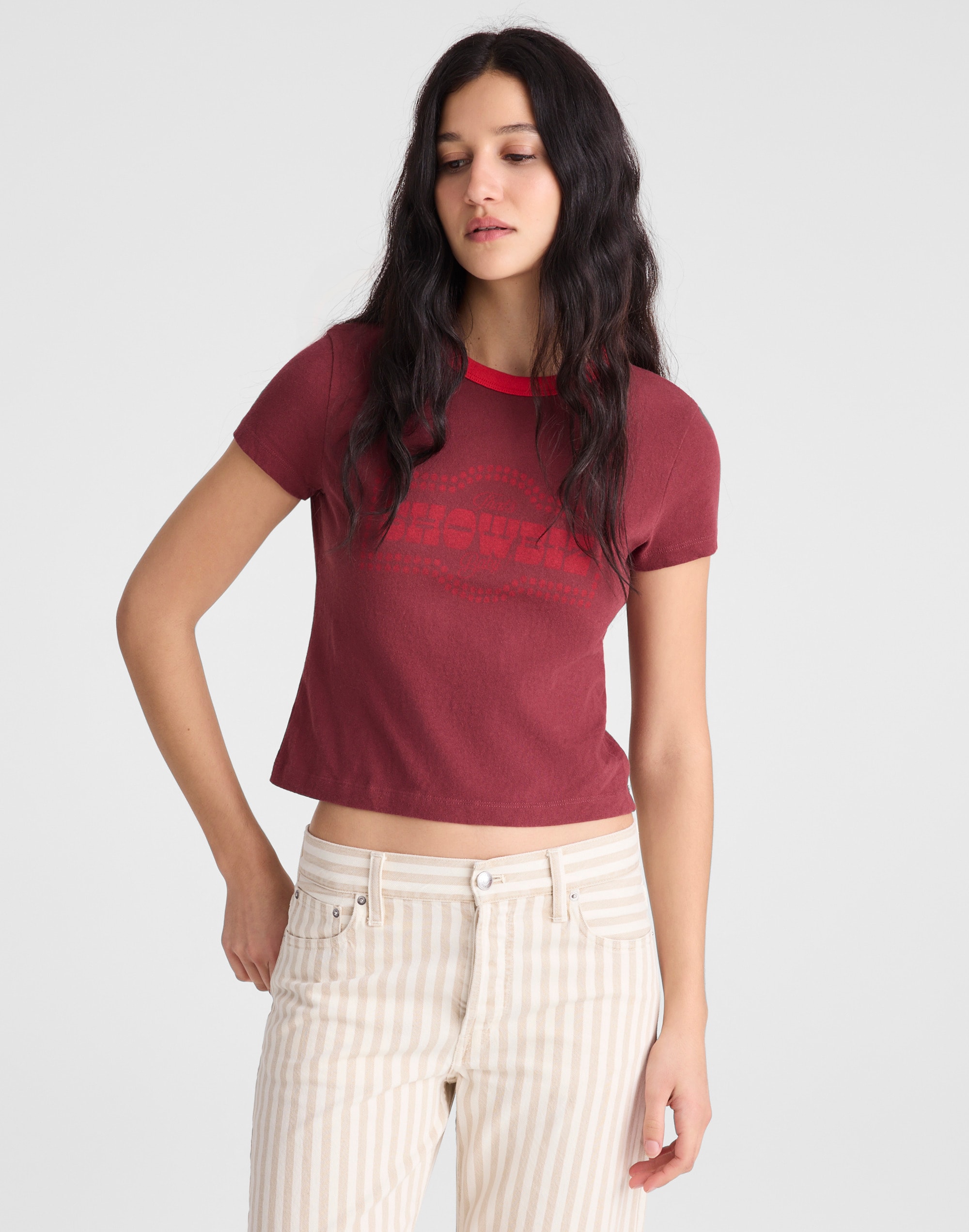 The Relaxed Baby Tee in Vintage Jersey