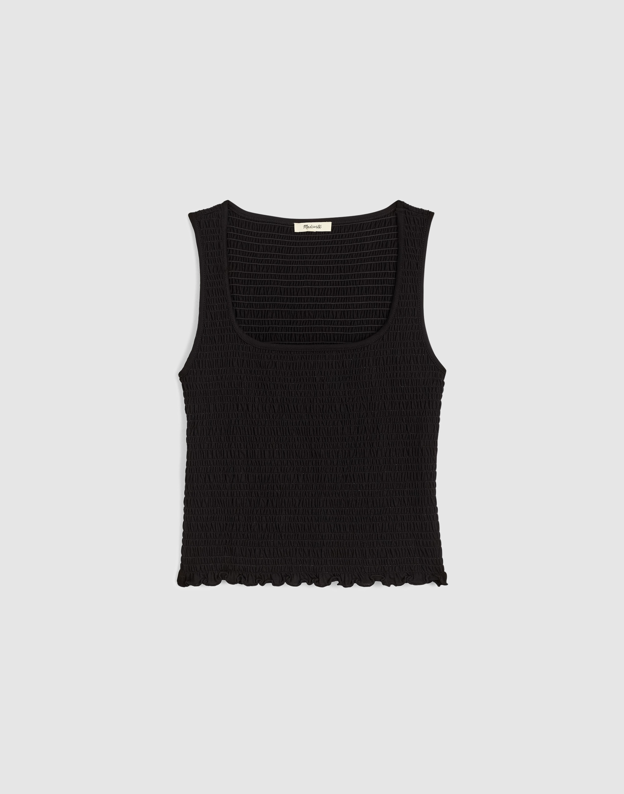 Smocked Scoopneck Tank