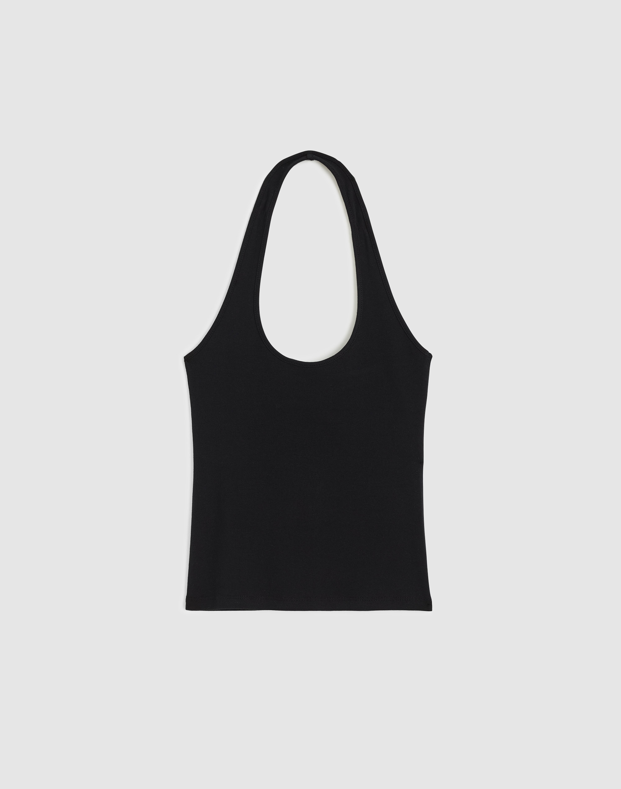 The '90s Halter Top in Compact Cotton