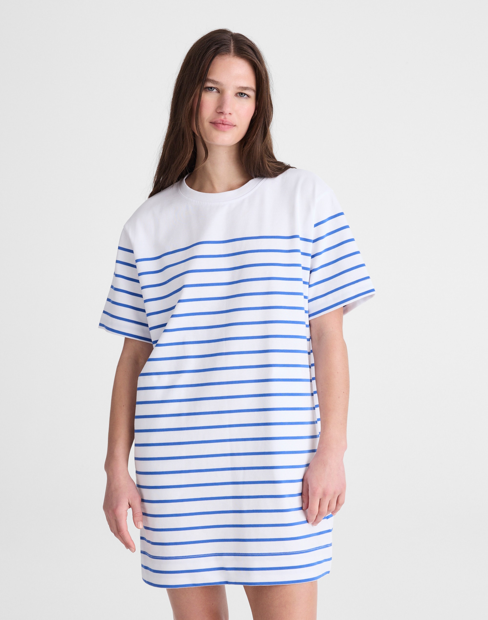 Crewneck Mini T-Shirt Dress